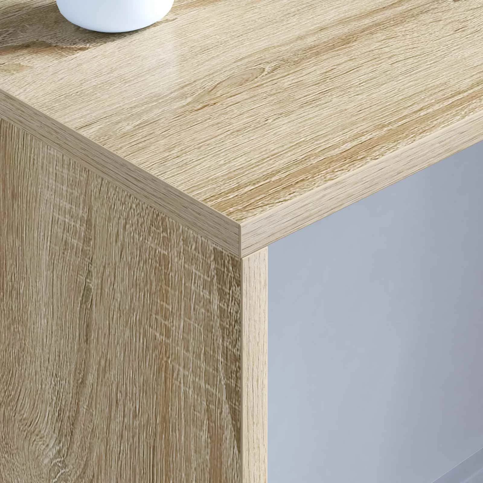 Stenska miza Sonoma hrast Inženirski les 100 x 45 x 30 cm - slika 4