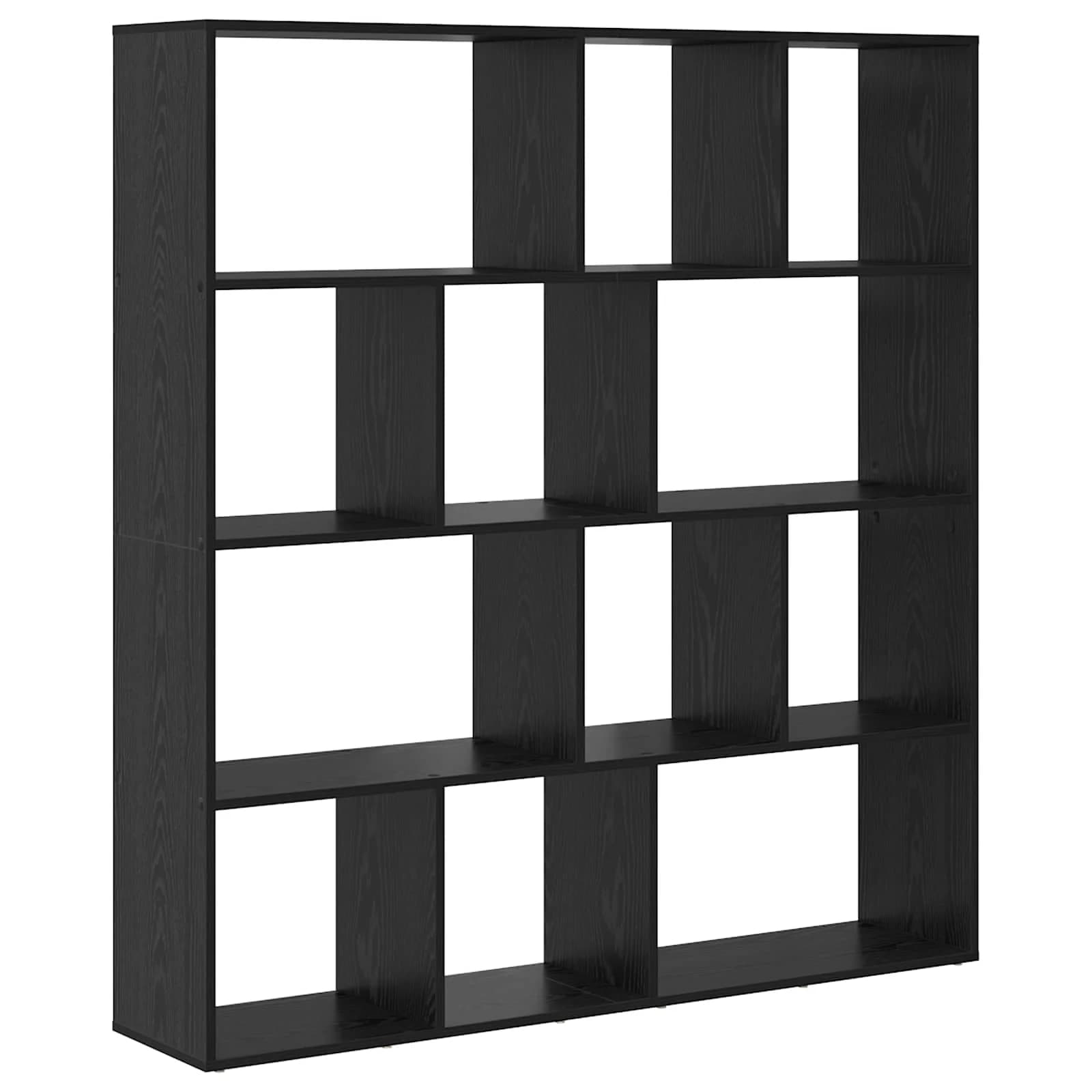 Knjigovni omar 12 nivojev 132 x 29 x 141,5 cm Inženirski les - slika 7