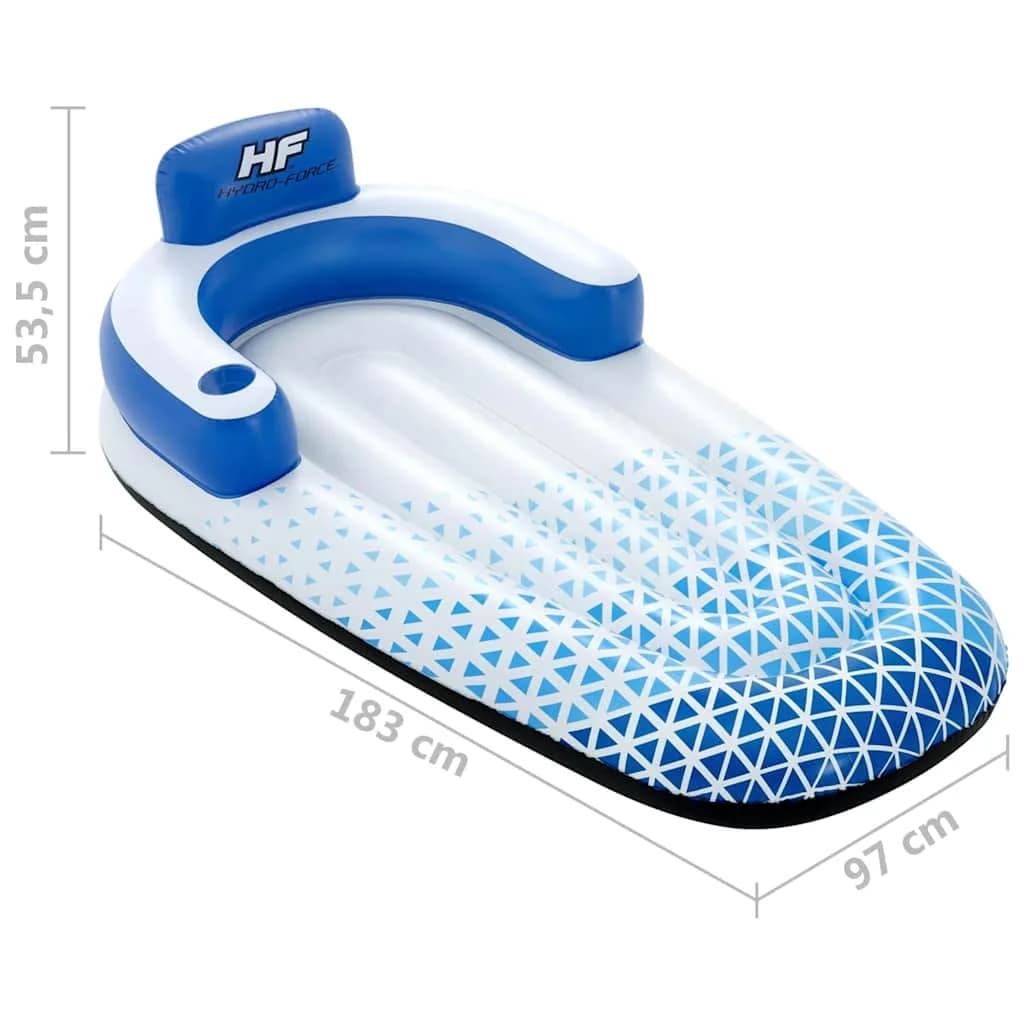 Bestway Napihljiva blazina Hydro Force 183x97 cm modra - slika 9
