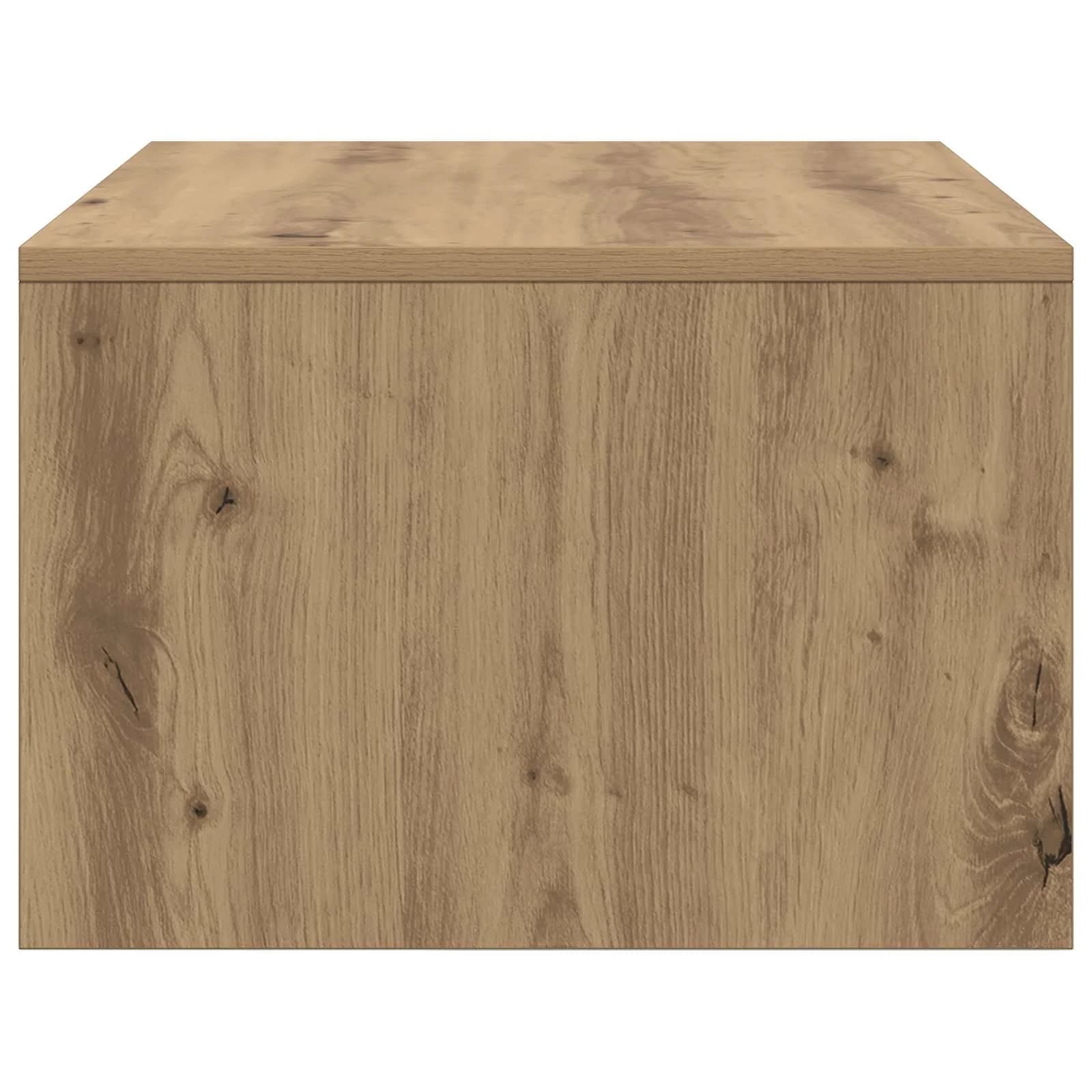Stenska miza Umetni hrast Inženirski les 80 x 45 x 30 cm - slika 6