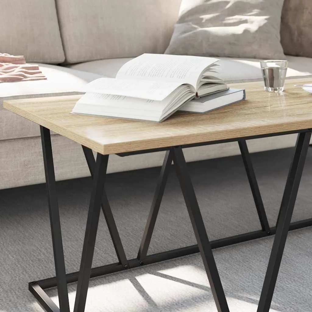 Klubska miza Sonoma hrast 100 x 50 x 40 cm - slika 4