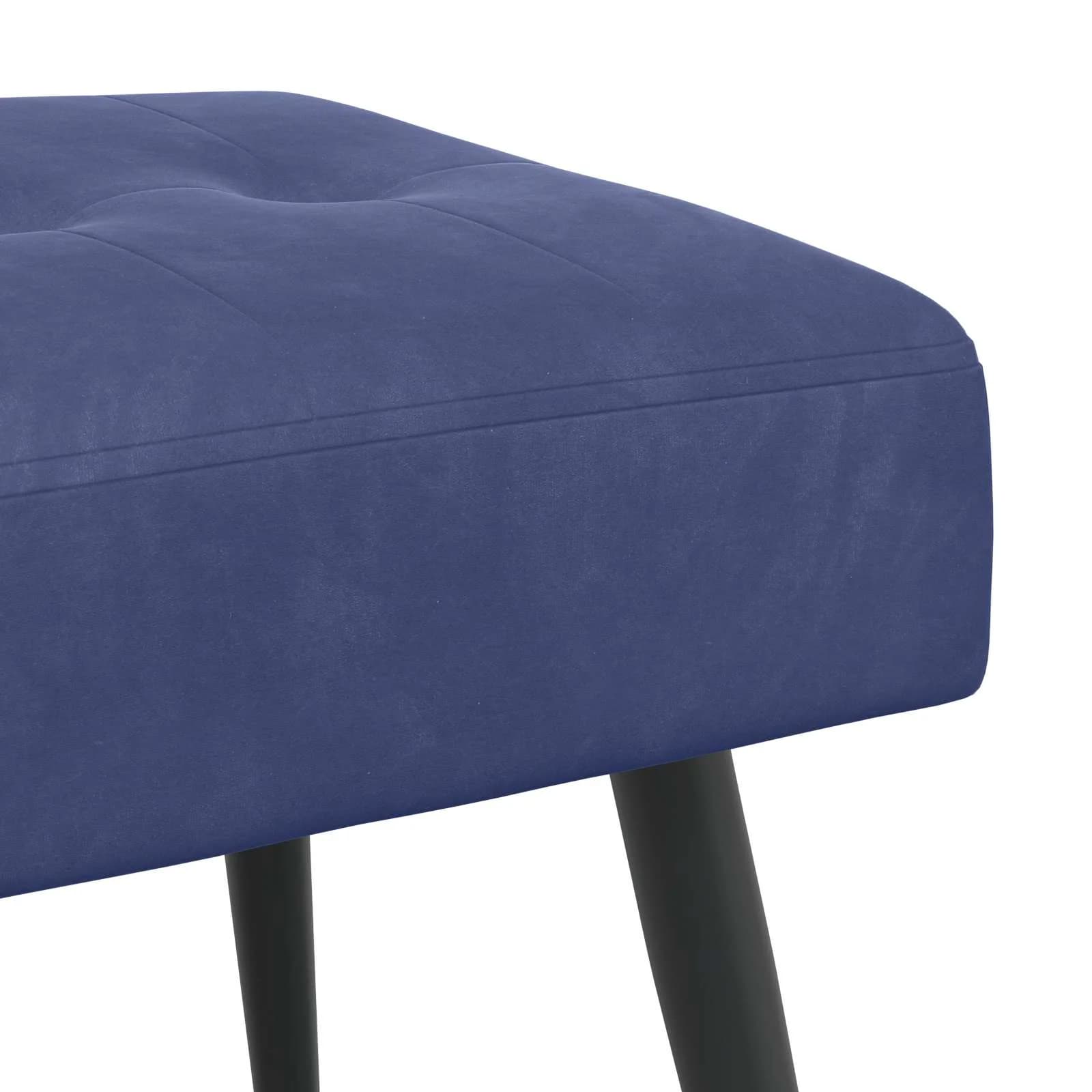 Klop s gumbnim oblazinjenjem Policijska modra 80 x 40 x 46 cm - slika 6