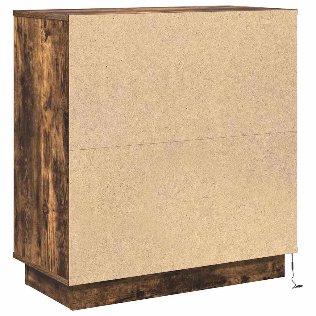 Nočna omarica Dimljeni oreh 71 x 34,5 x 75 cm Inženirski les - slika 10