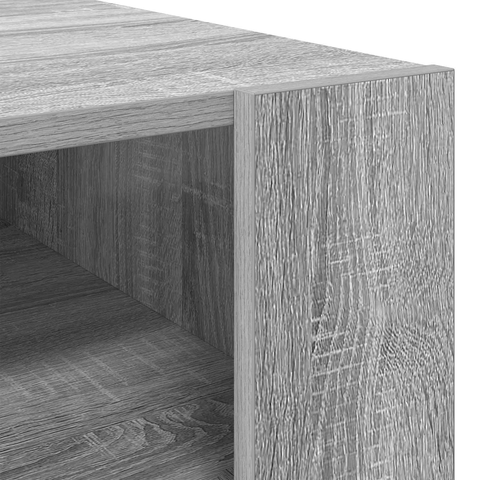 Klubska miza Siva Sonoma 92 x 53 x 45 cm Inženirski les - slika 8