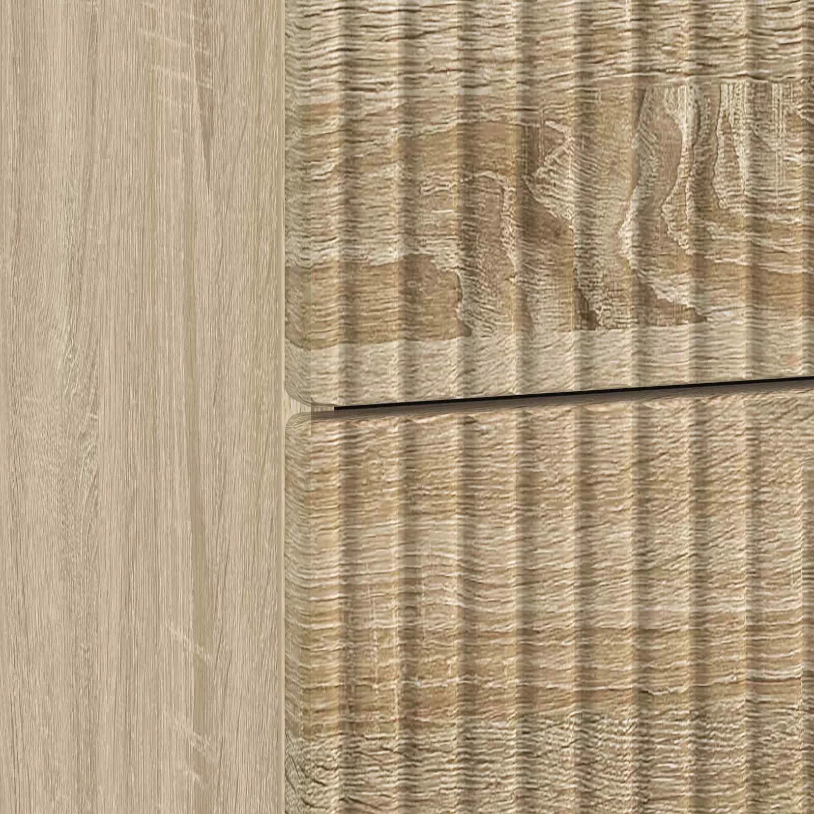 Nočna omarica Sonoma hrast 43 x 34,5 x 47,5 cm Inženirski les - slika 8