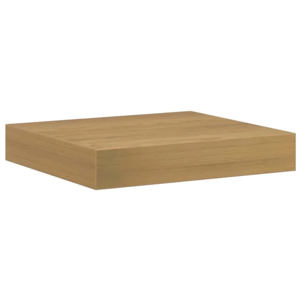 Stenska polica Montaža za steno 4 kos Rjava 23 x 23,5 x 3,8 cm - slika 6
