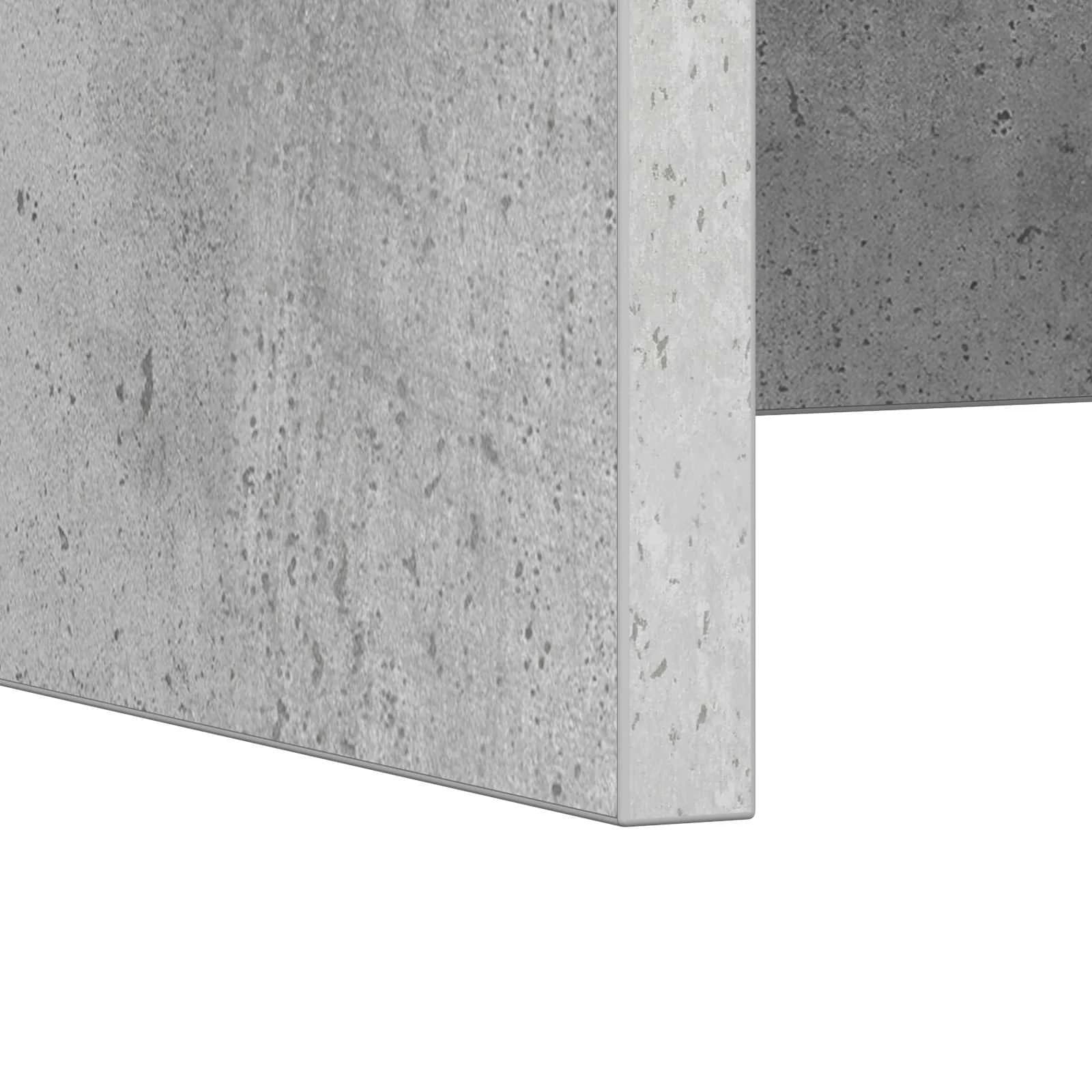 Stenska miza Betonsko siva Inženirski les 100 x 45 x 30 cm - slika 9