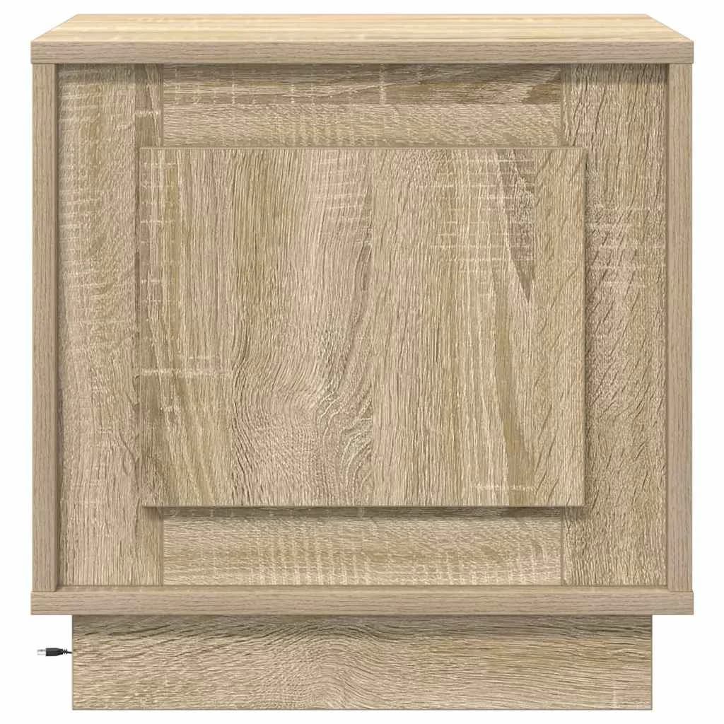Nočna omarica 2 kos Sonoma hrast 44 x 34,5 x 45 cm - slika 8