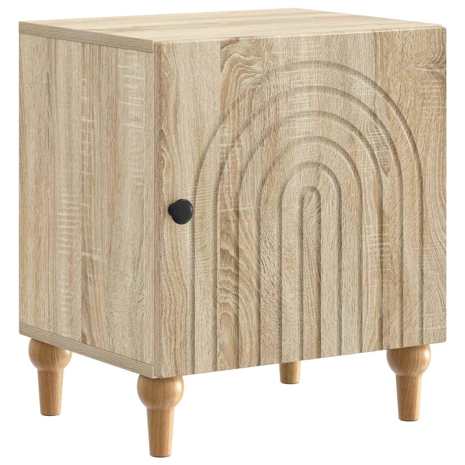 Nočna omarica 2 kos Sonoma hrast 43 x 34,5 x 50 cm - slika 5