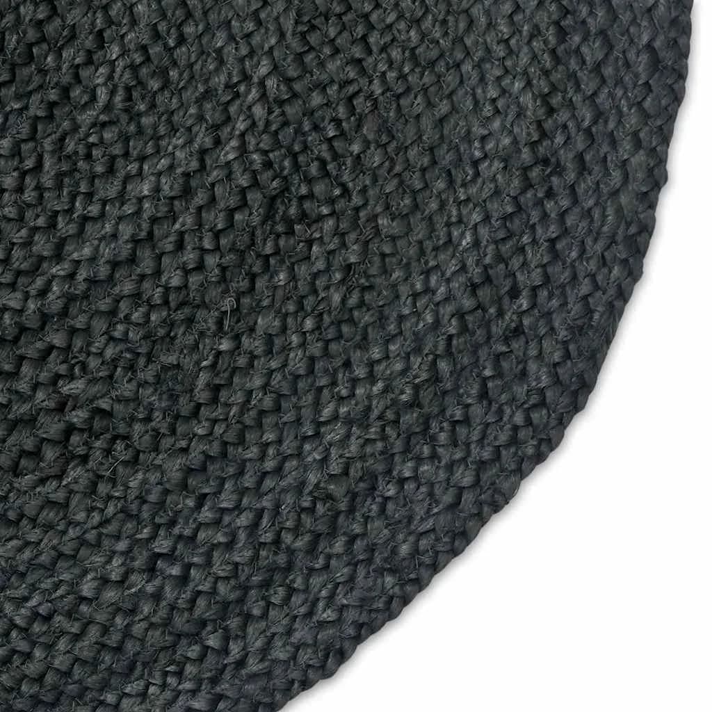 Preproge za površine Temno siva 122 x 183 cm Juta - slika 5