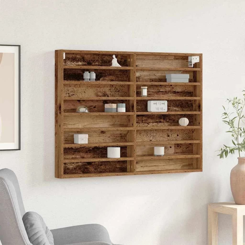 Razstavna omara Montaža za steno Star les 100 x 8,5 x 75 cm
