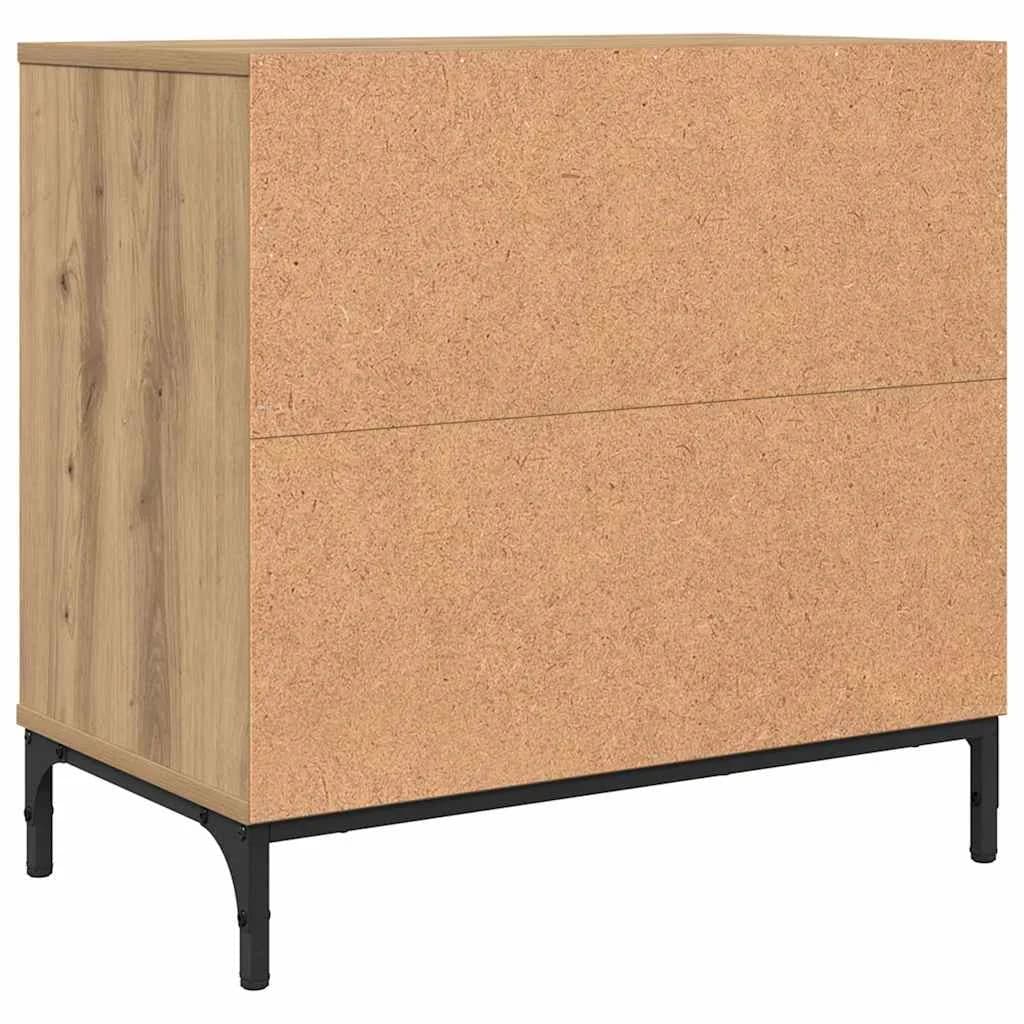 Nočna omarica artisan hrast 63.5 x 36 x 61 cm Inženirski les - slika 8