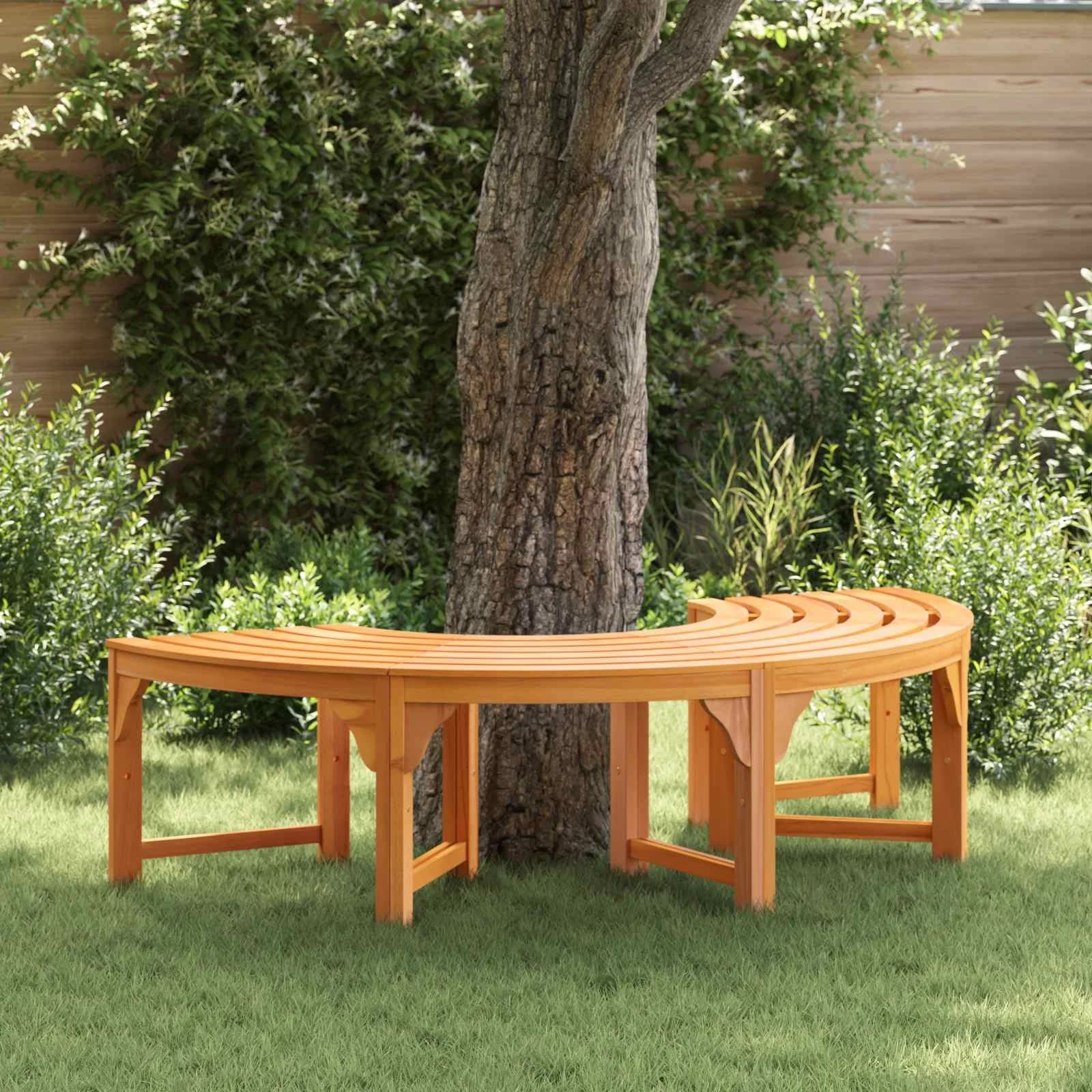 Banka Dreves Naravna 160 x 80 x 45cm Trdna Eukaliptusova Les