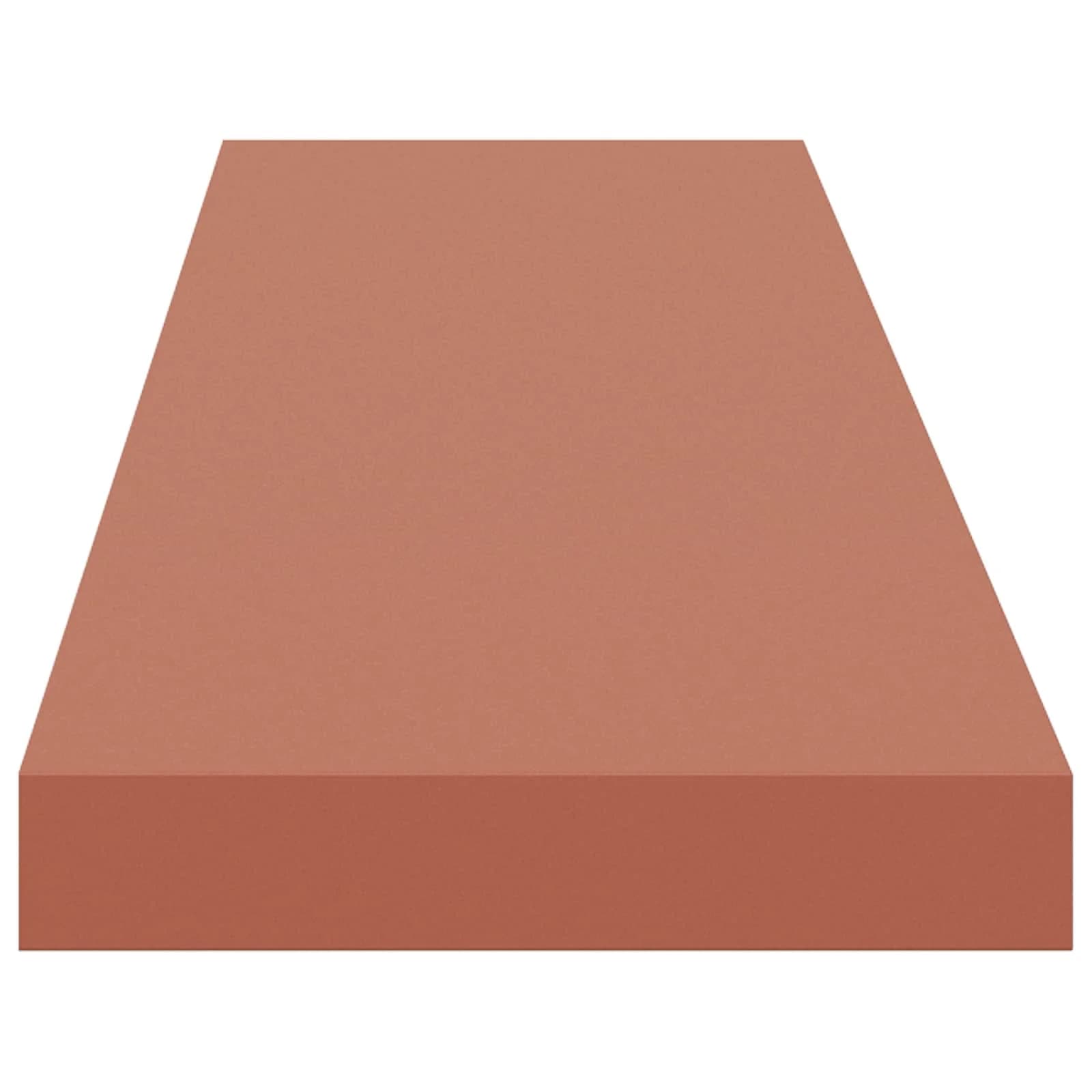 Stenska polica Montaža za steno 2 kos Rdeča 120 x 23,5 x 3,8 cm - slika 8
