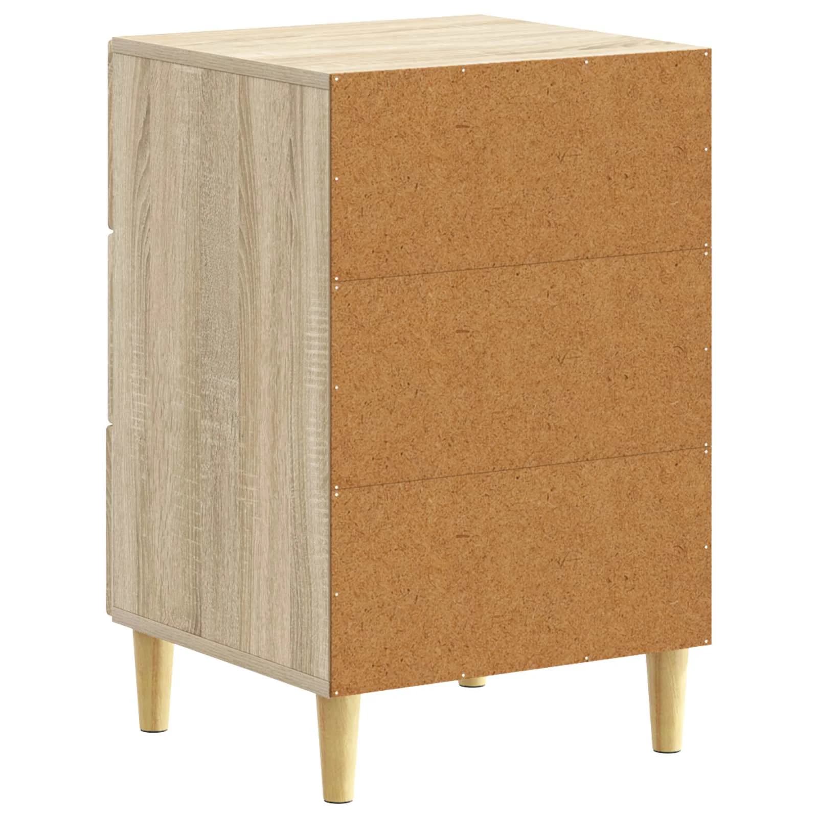 Nočna omarica Sonoma hrast 43 x 39,5 x 66,5 cm Inženirski les - slika 6