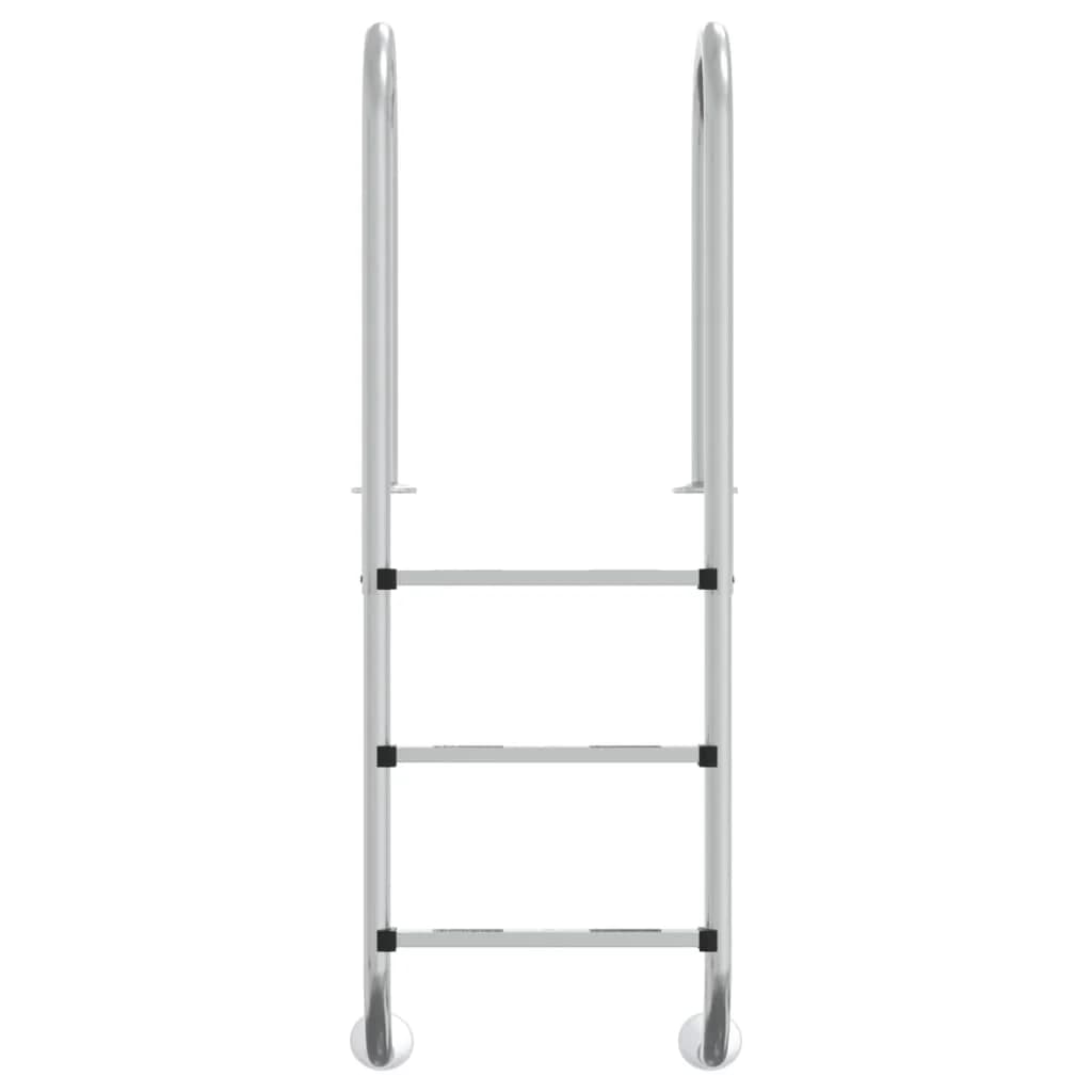 Lestev za bazen 54x38x158 cm 304 nerjaveče jeklo - slika 3