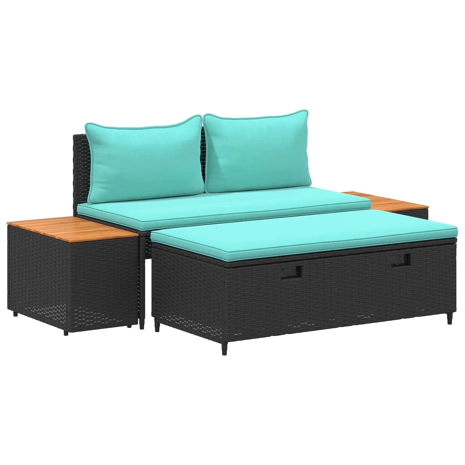 Zunanja garnitura za sedenje 4 -Seater 4 kos 55 x 30 x 39 cm - slika 2