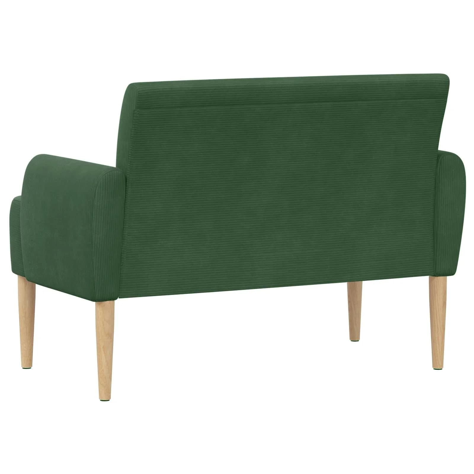 Dvojnica s gumbi Jungle Zelena 116 x 67 x 81 cm Žametna tkanina - slika 5