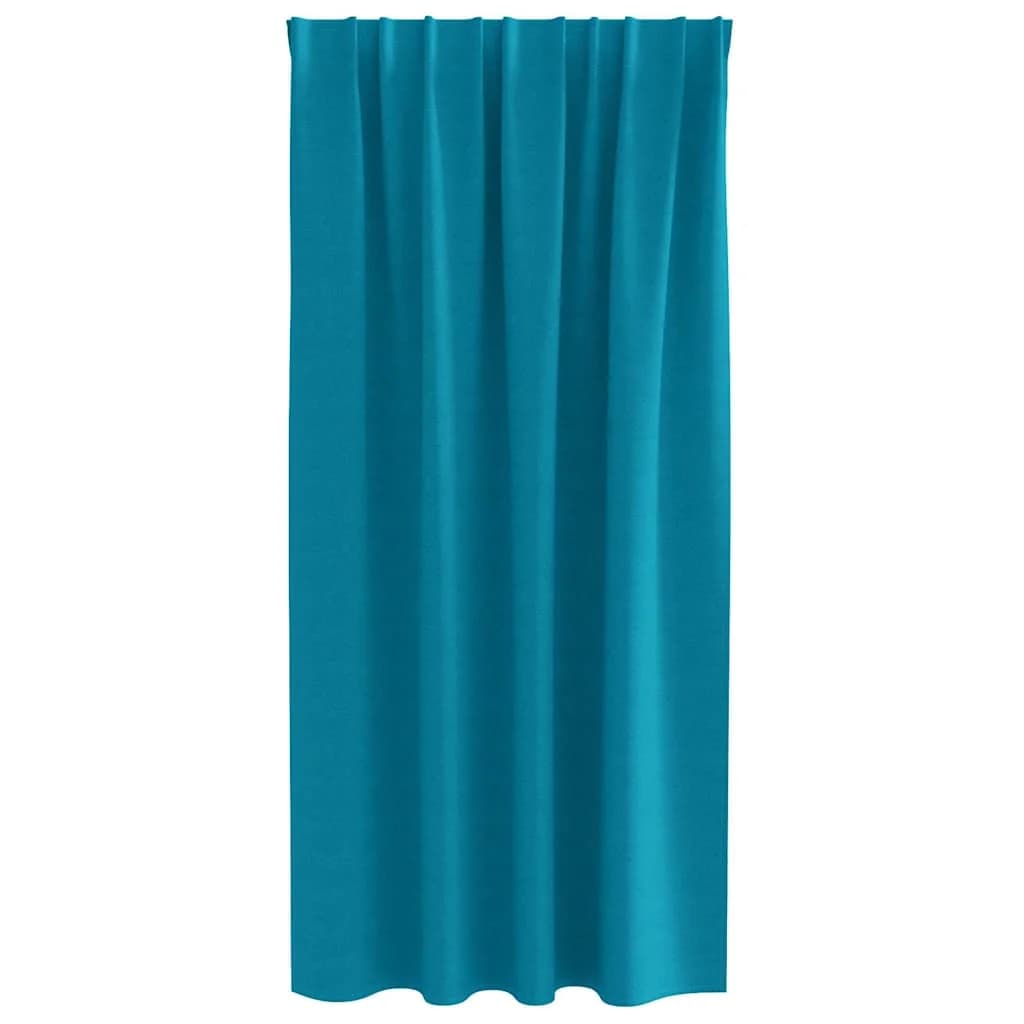 Zavese za zatemnitev z obroči 2 kos Turkizna 175 x 140 cm - slika 4