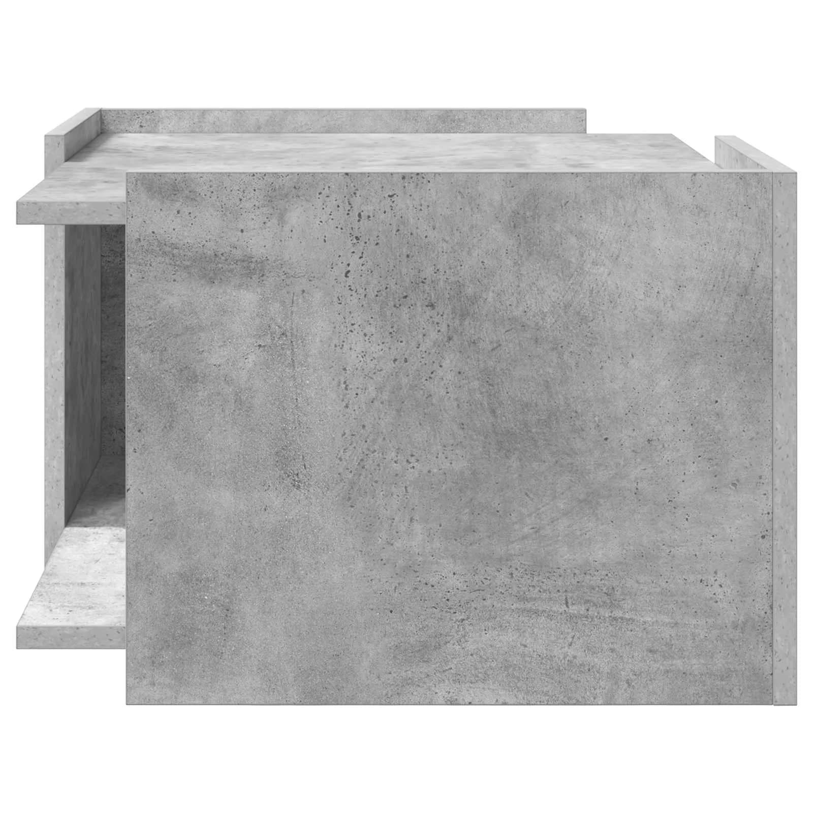 Klubska miza Betonsko siva 50,5 x 50 x 33 cm Inženirski les - slika 6