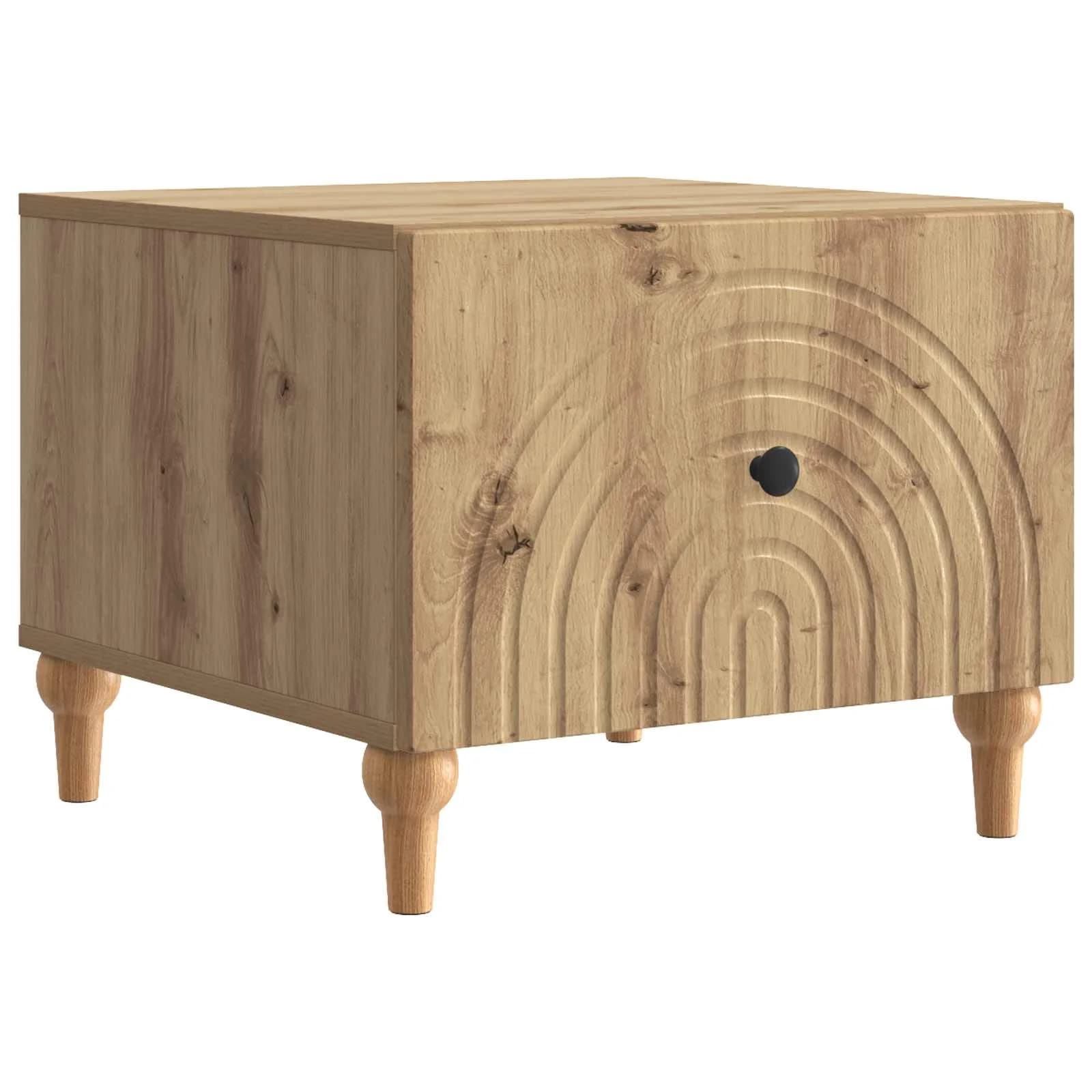 Klubska miza Artisan hrast 49 x 50 x 40 cm Inženirski les - slika 2