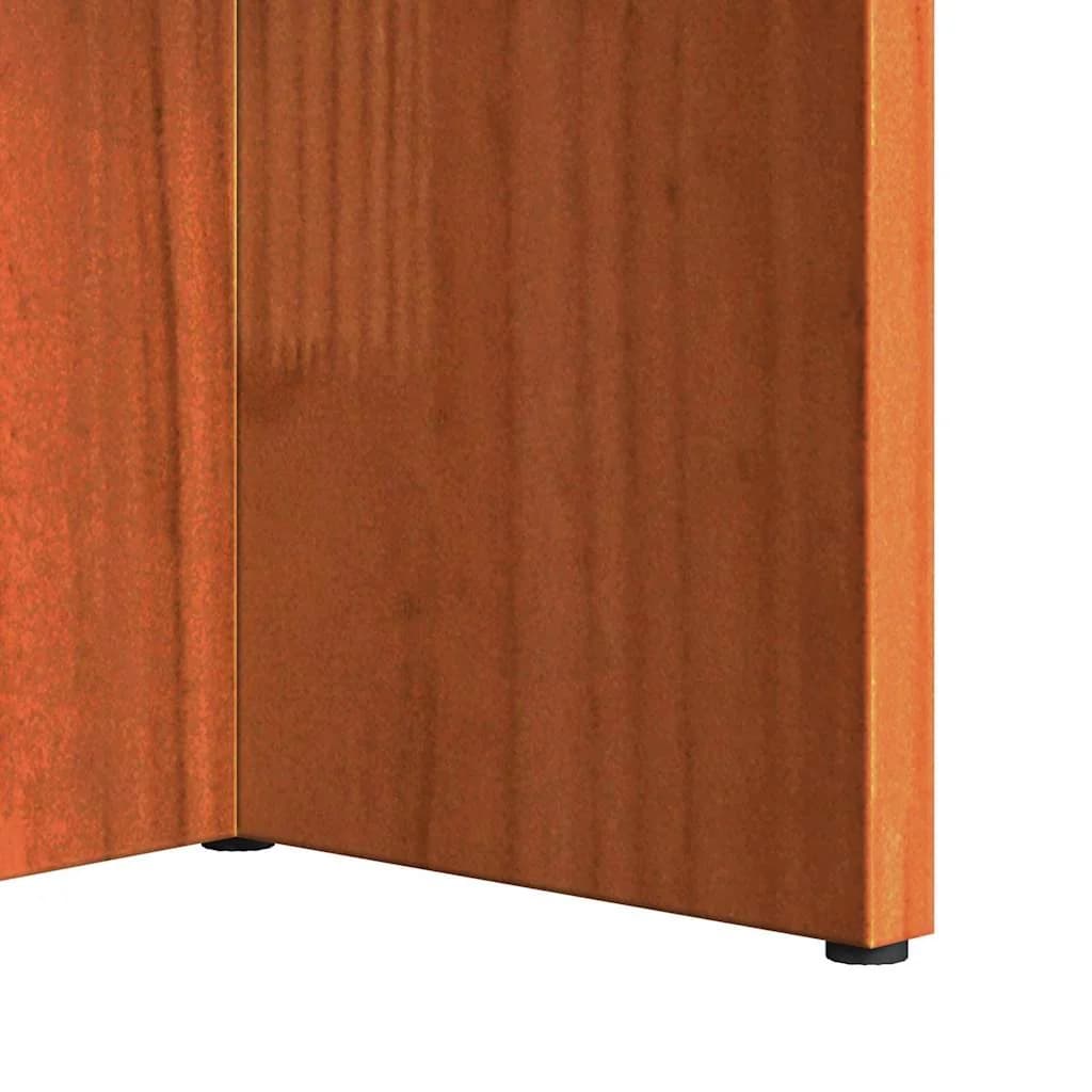 Klubska miza Voskast rjav 80 x 39,5 x 35 cm Trden borov les - slika 11