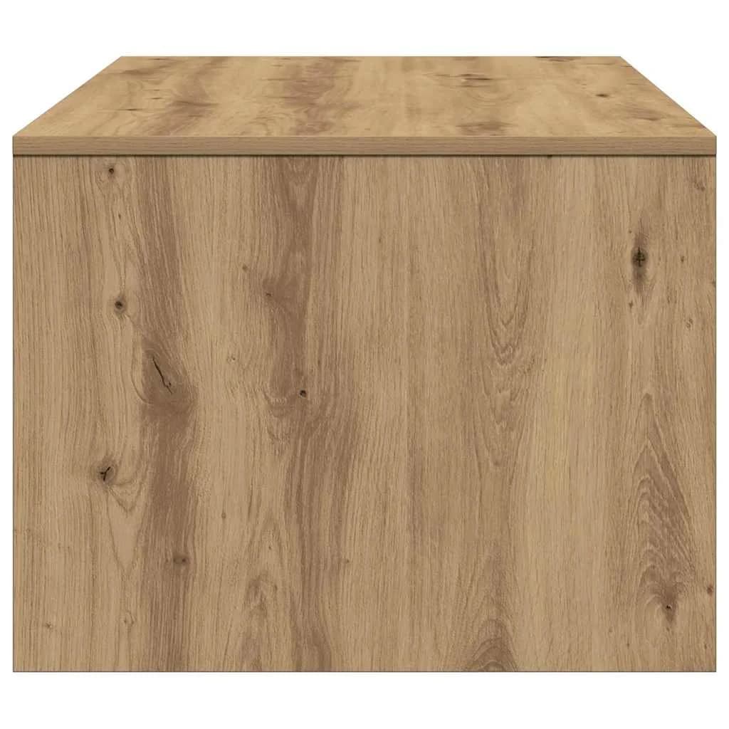 Klubska miza Umetni hrast 102 x 55 x 43,5 cm Inženirski les - slika 8
