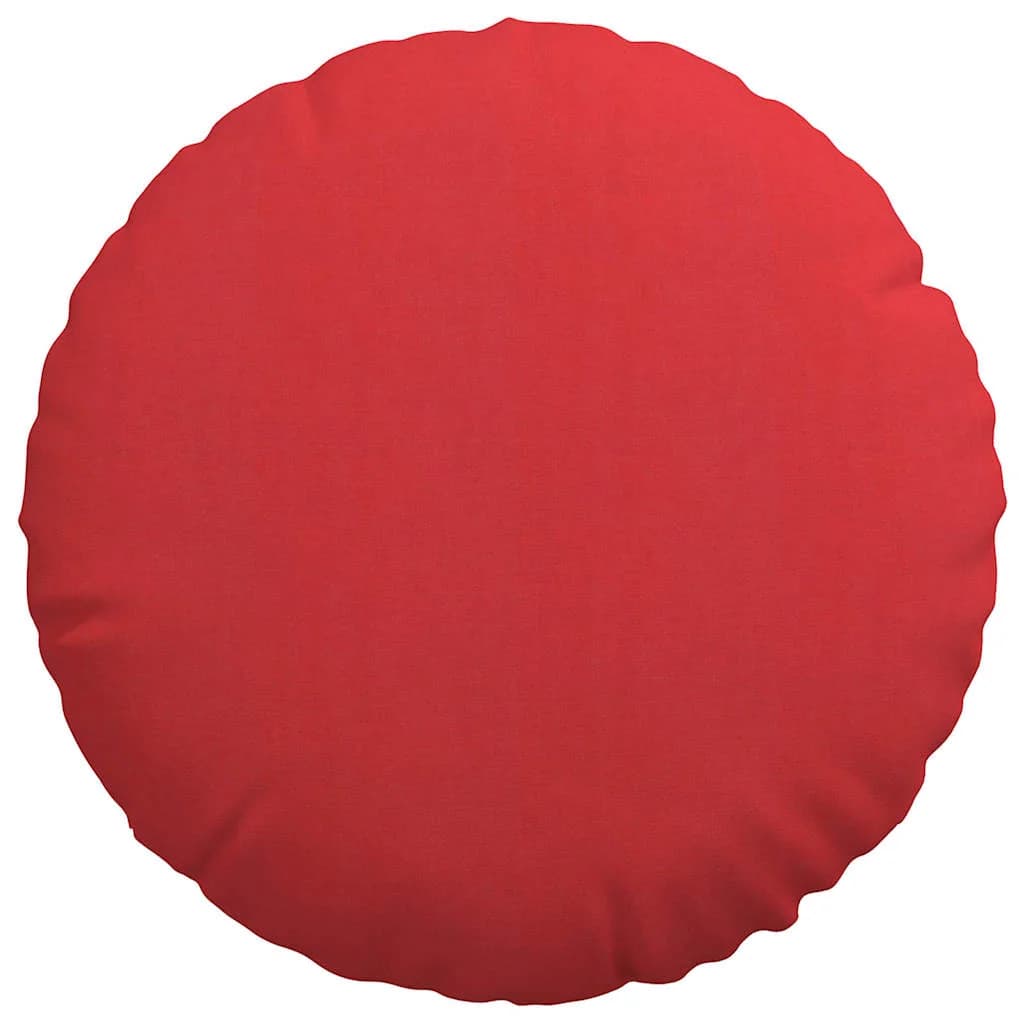 Sedežne blazine 2 kos blago Rdeča Ø80 x 29 cm - slika 6