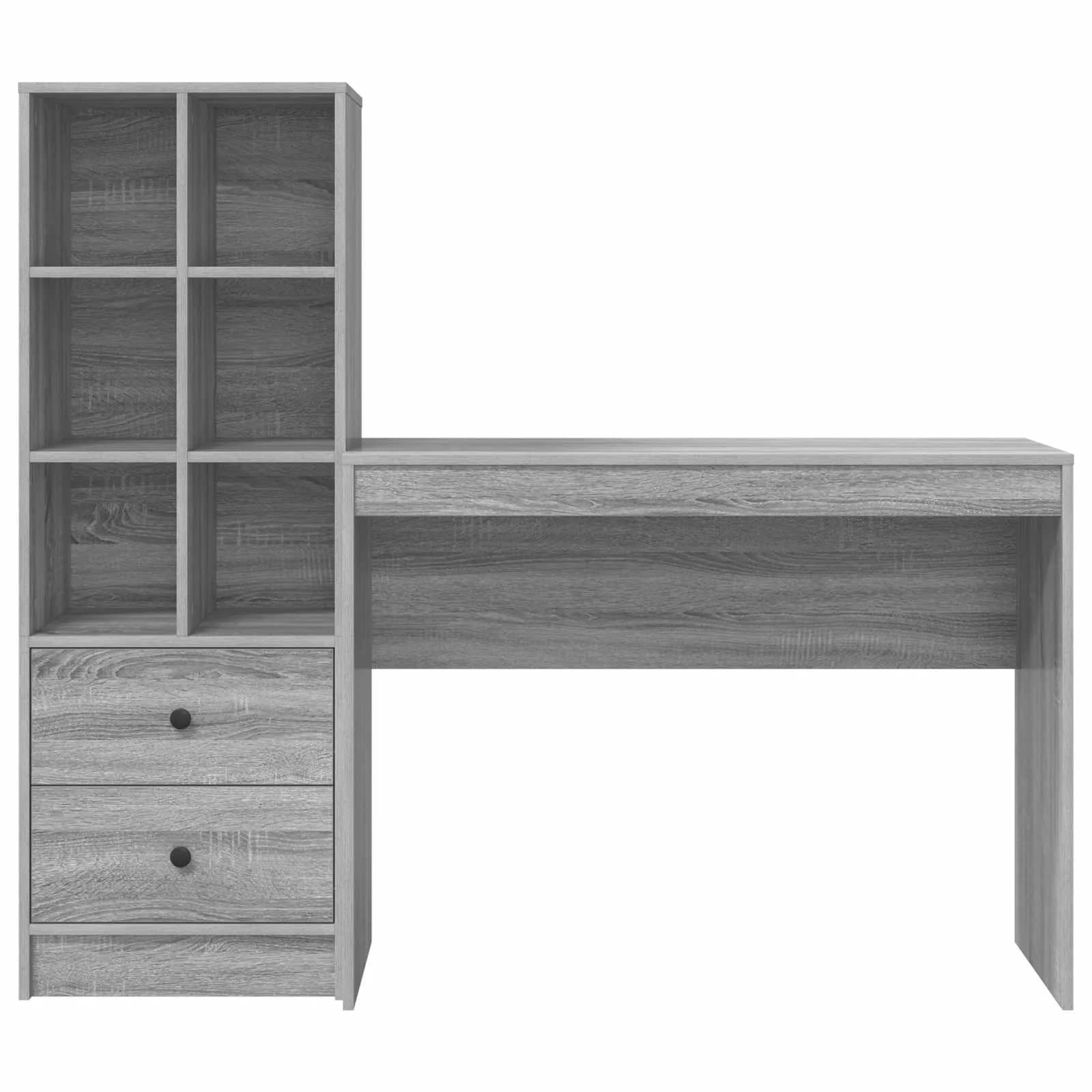 Miza Siva Sonoma 145,5 x 40 x 127 cm 2 kos - slika 8
