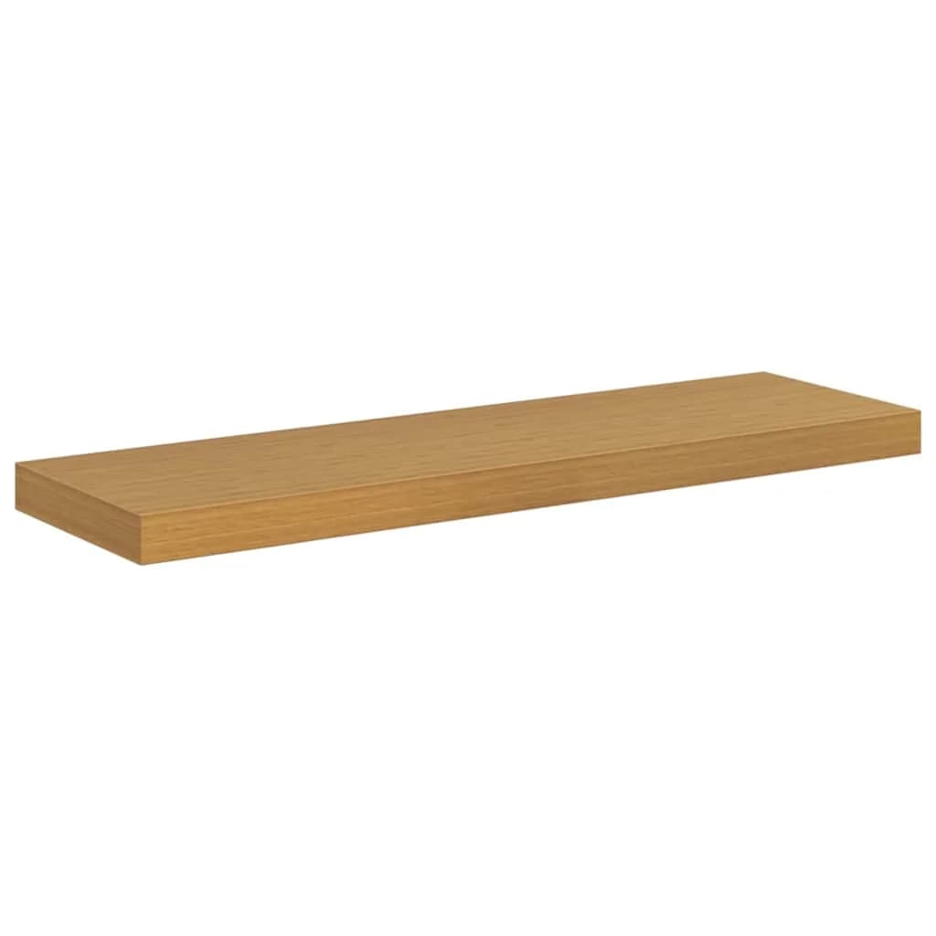 Stenska polica Montaža za steno 4 kos Bež 90 x 23,5 x 3,8 cm - slika 6
