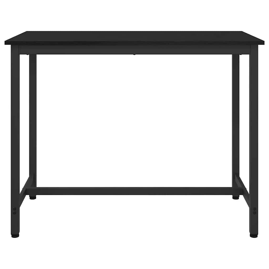 miza Črna Orehovina 100 x 50 x 76,5 cm Inženirski les in jeklo - slika 3