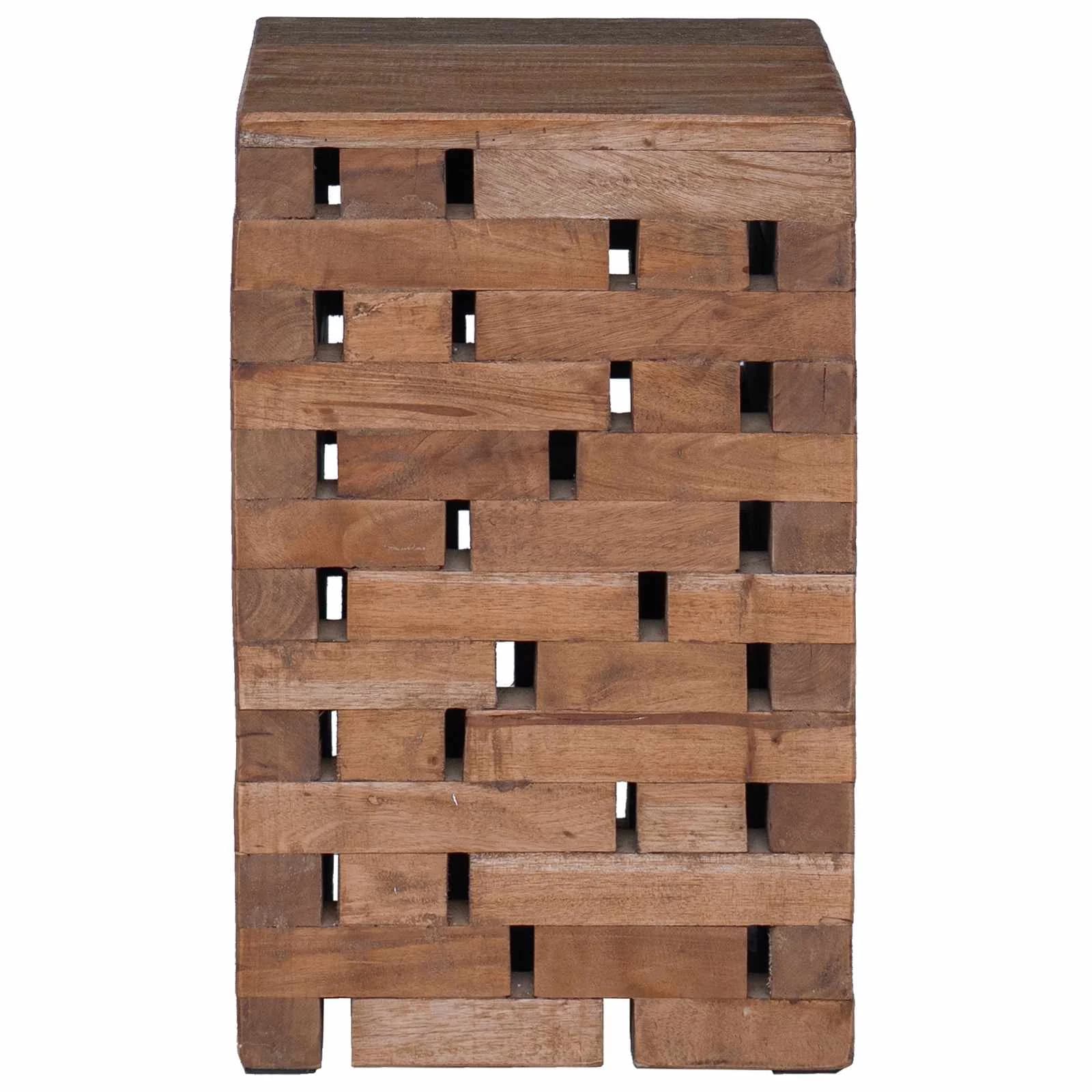 Stolica Naravna 29 x 29 x 48 cm Trden predelan les - slika 4