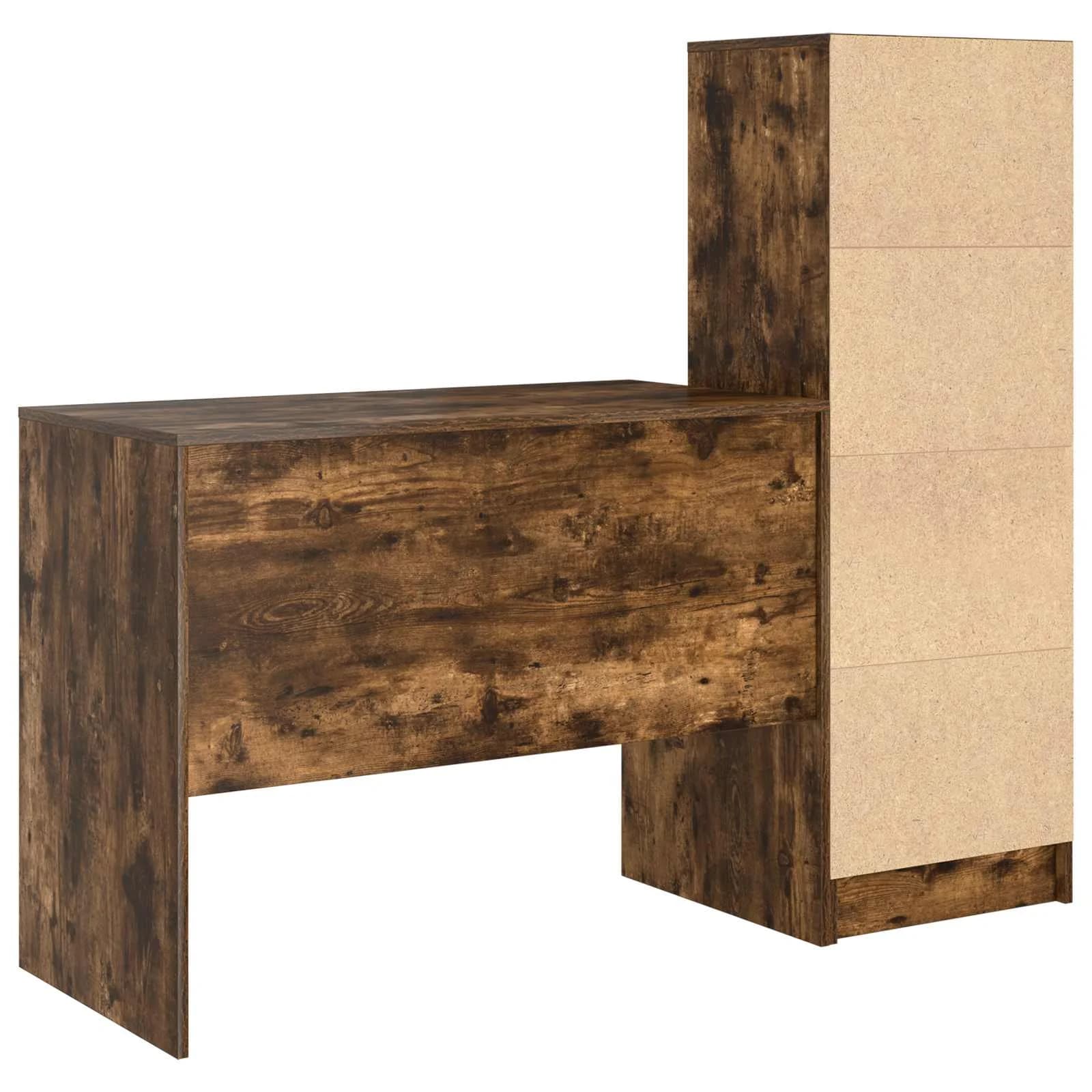 Miza Dimljeni oreh 145.5 x 50 x 127 cm 2 kos - slika 9