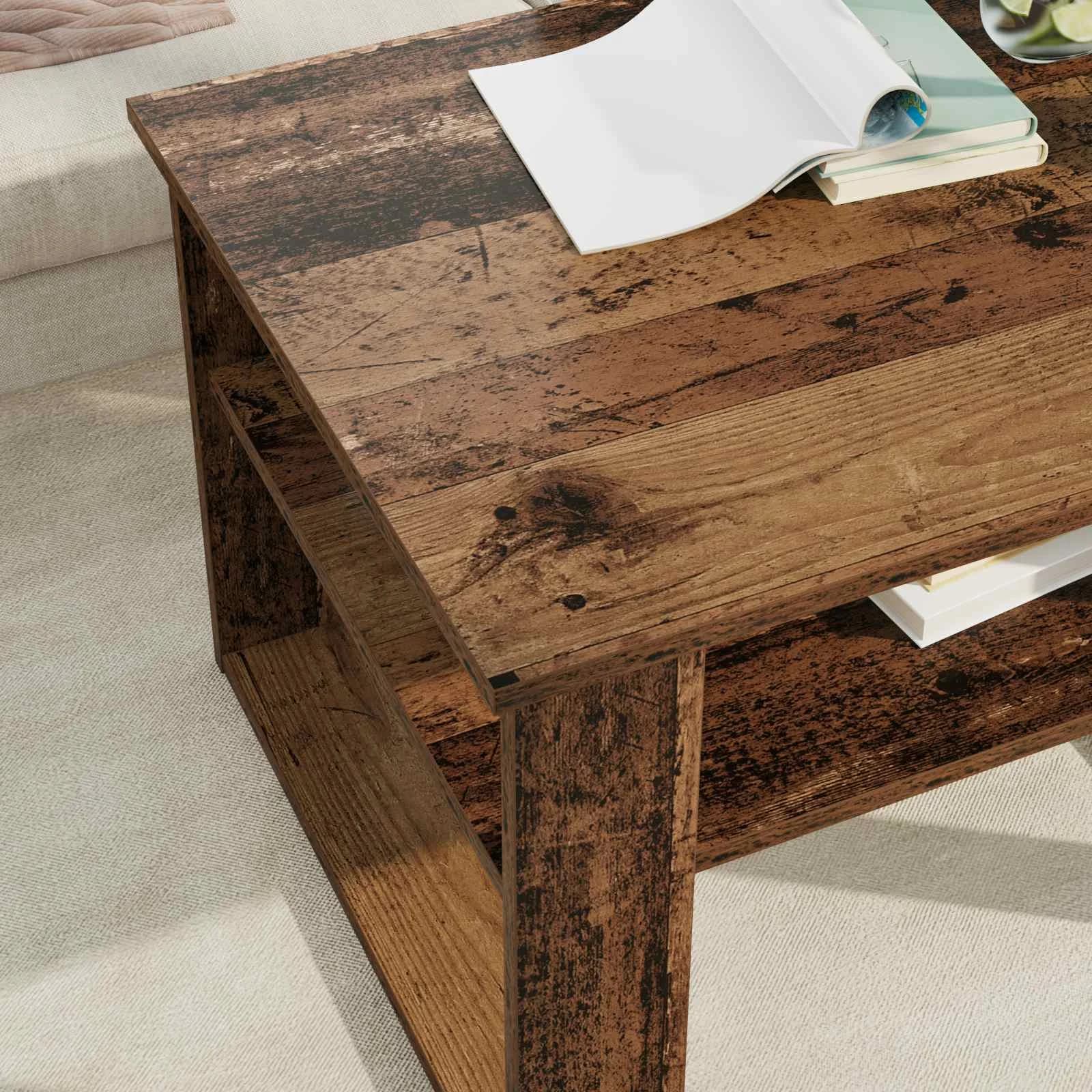 Klubska miza Star les 64 x 54 x 44 cm Inženirski les - slika 4