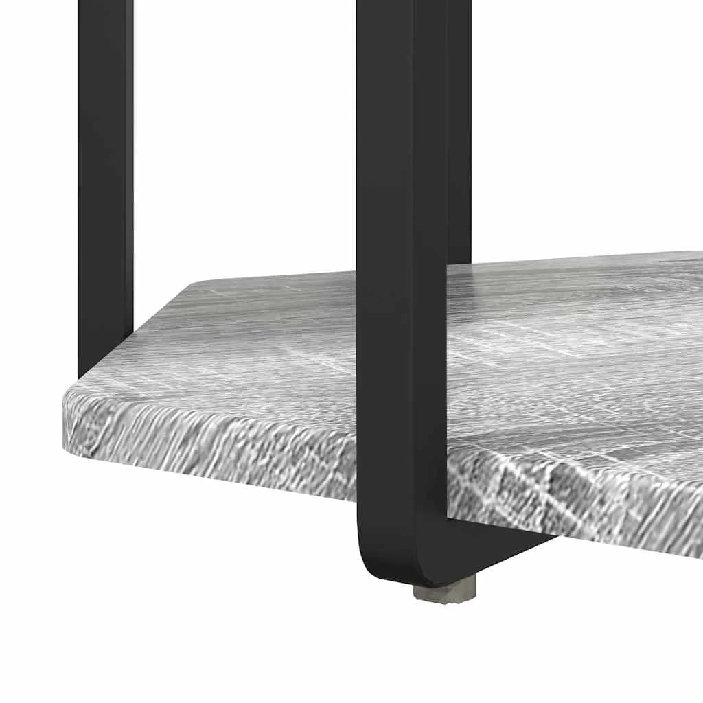 Komplet stranskih mizic 2 kos Siva 50 x 50 x 50,5 cm - slika 8