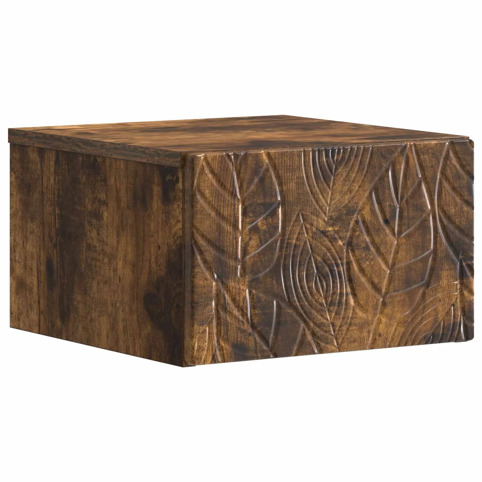 Stenska stranska miza Dimljen hrast 34,5 x 33 x 20 cm - slika 2