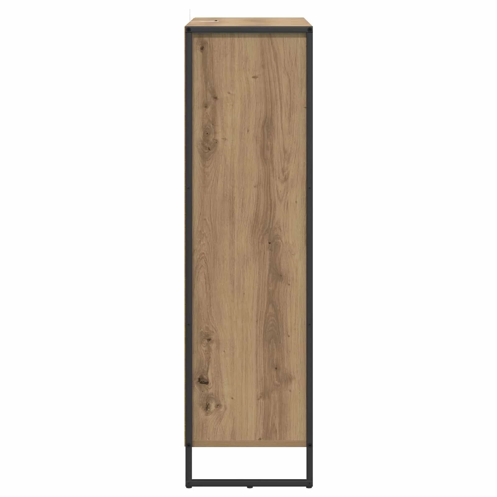 Knjigovni omar 99,5 x 30 x 108,5 cm Inženirski les Oreh - slika 6