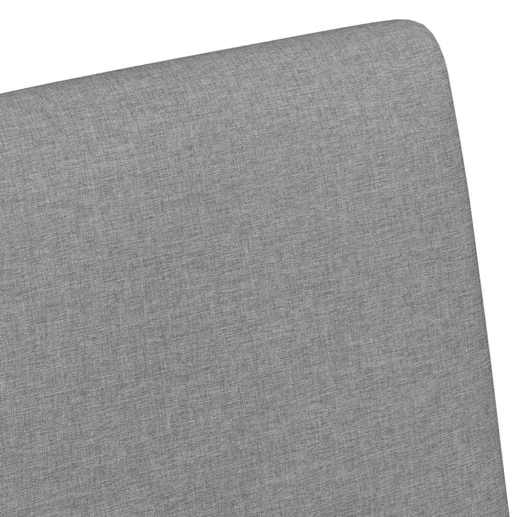 Jedilni stoli s kolesi 2 kos blago Svetlo siva 57 x 66 x 94 cm - slika 8
