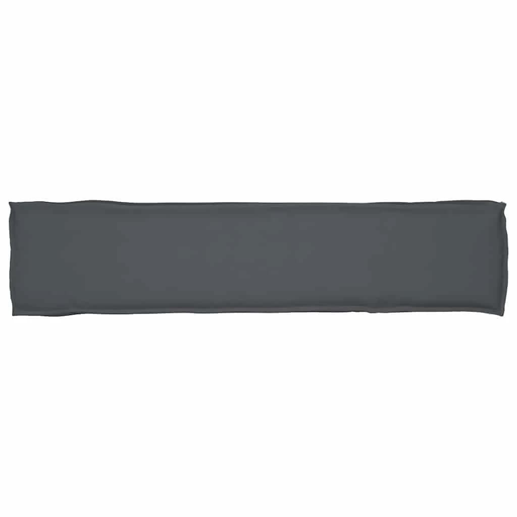 Blazina za palete Antracit 180 x 40 x 8 cm Oxford tkanina - slika 8
