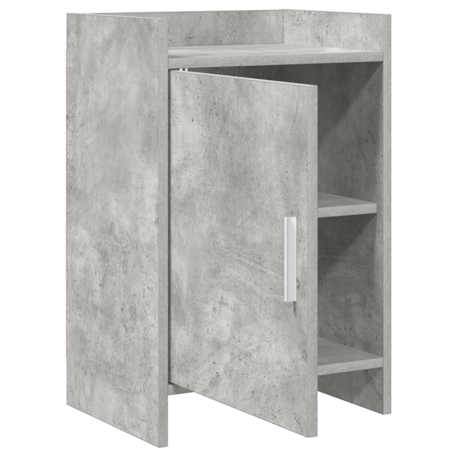 Posteljne mize 2 kos Betonsko siva 40 x 30 x 60 cm - slika 3