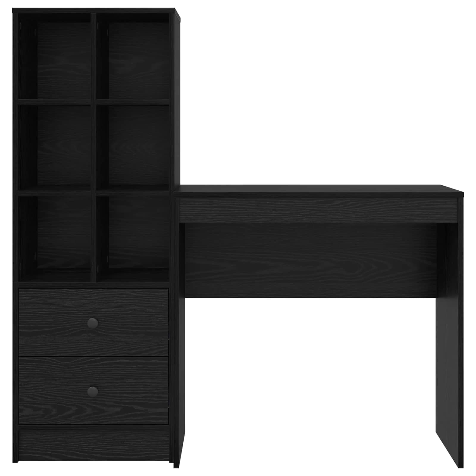 Miza Črna Orehovina 125,5 x 40 x 127 cm 2 kos - slika 8