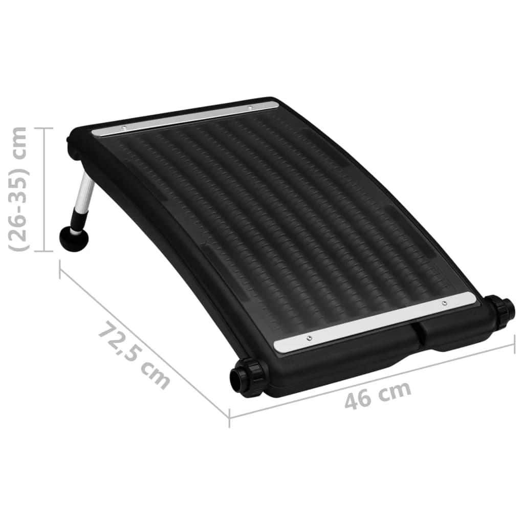 Zaobljen solarni grelni panel za bazen 2 kosa 72,5x46 cm - slika 11