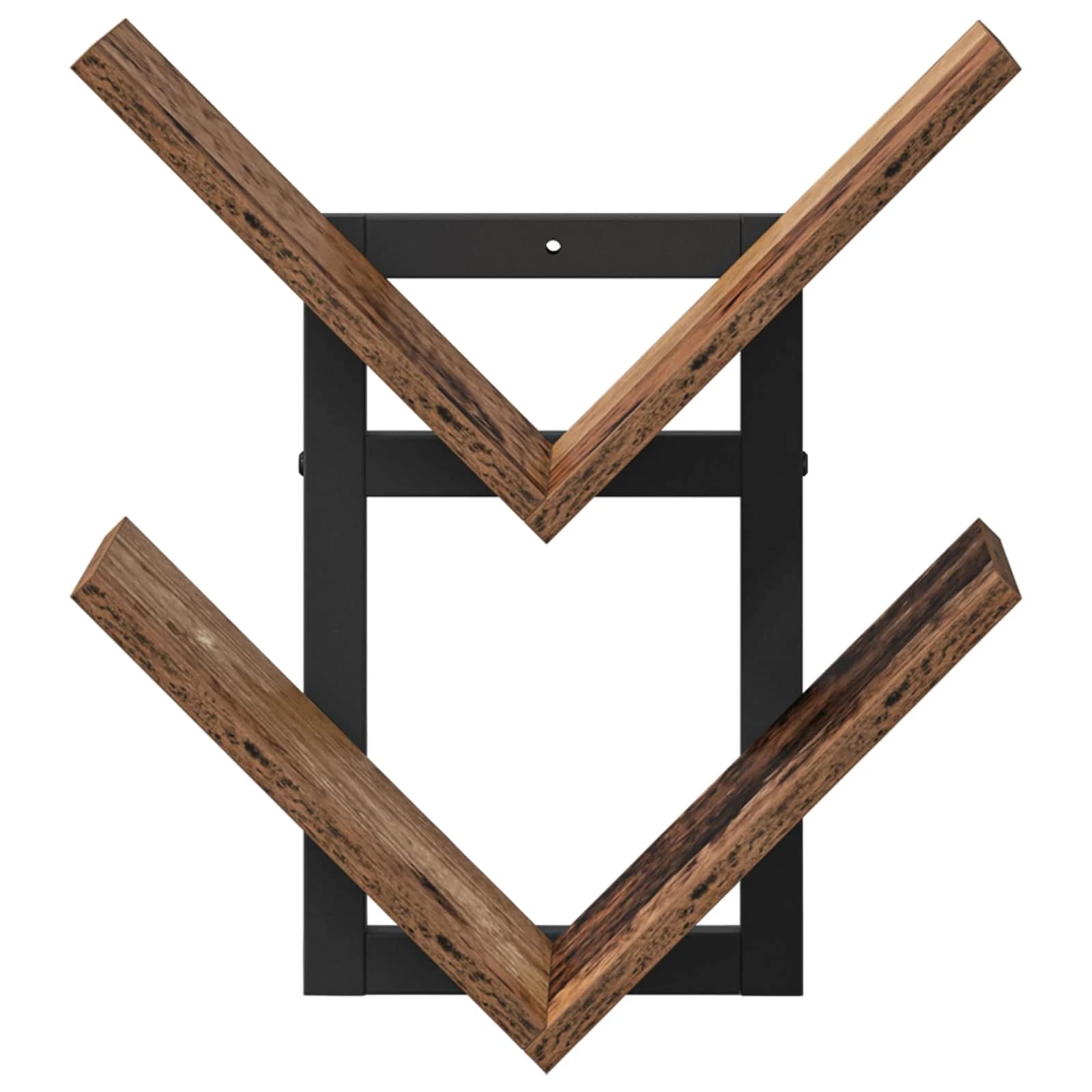PrFloating Shelf 2 kos Star les 43 x 15 x 47 cm Inženirski les - slika 4