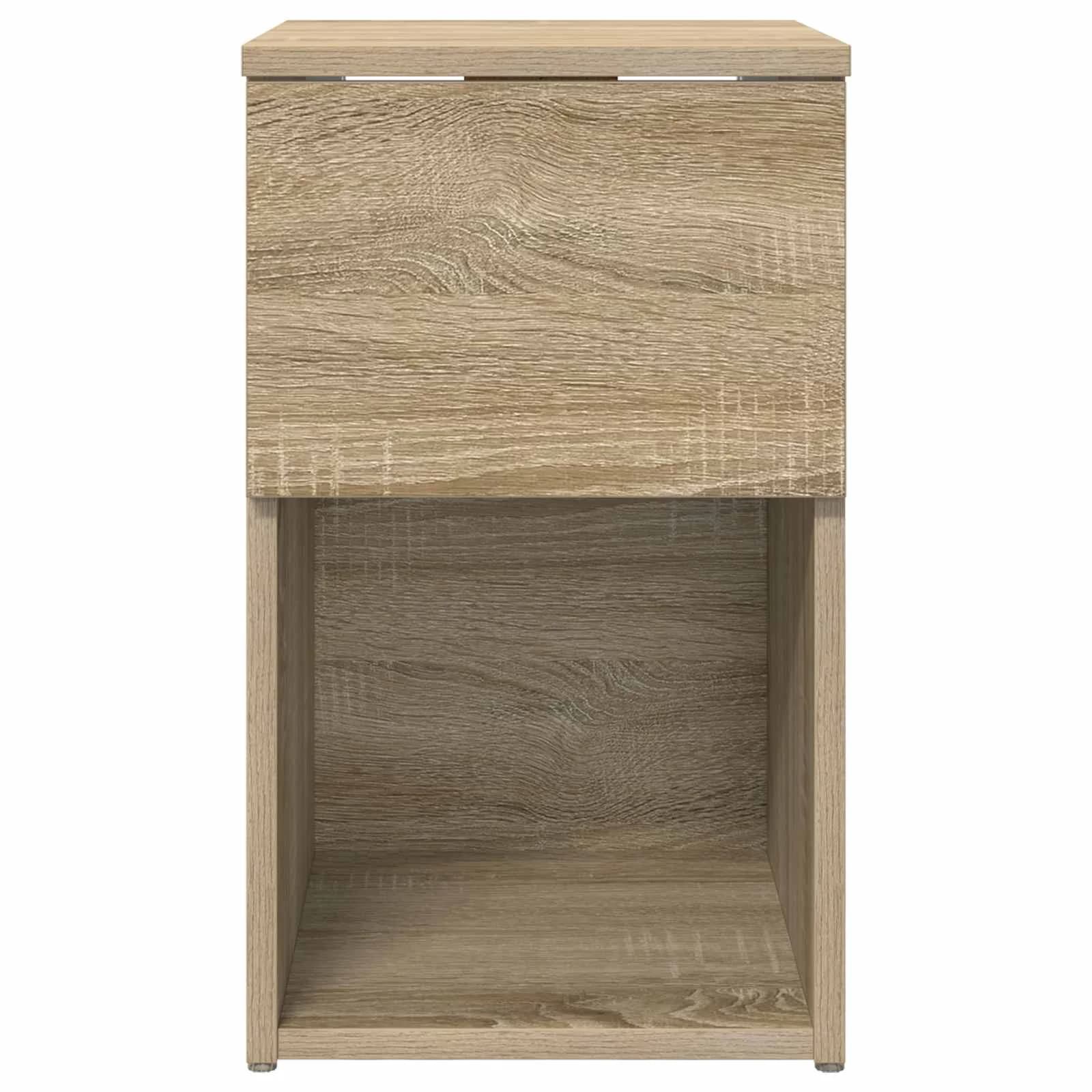 Posteljna omarica 2 kos Sonoma hrast 29 x 31,5 x 49 cm - slika 7