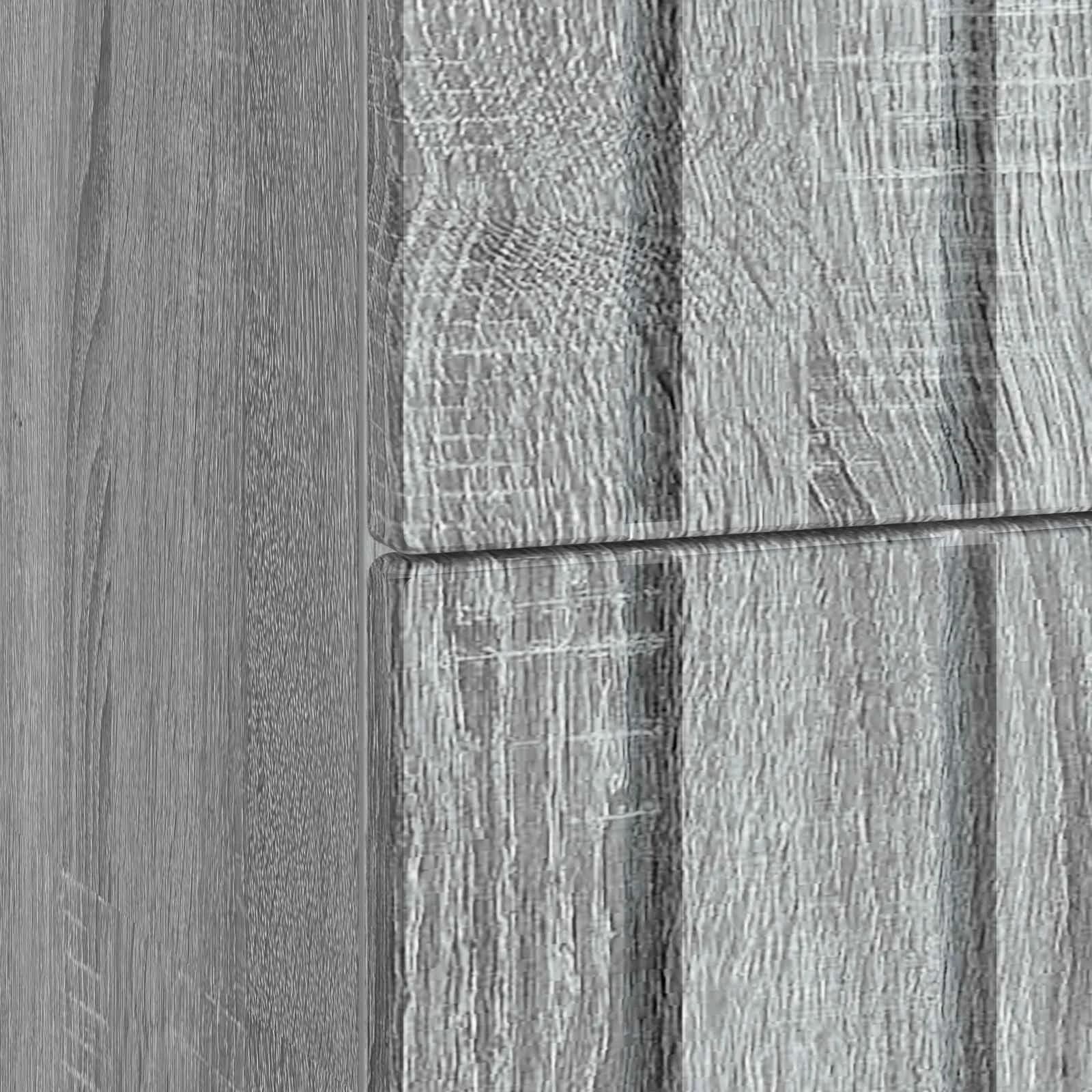 Nočna omarica Siva Sonoma 62 x 34,5 x 49,5 cm Inženirski les - slika 8
