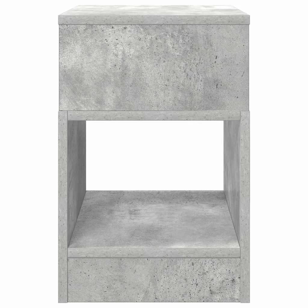 Stranska miza Betonsko siva 30,5 x 30 x 45 cm Inženirski les - slika 5