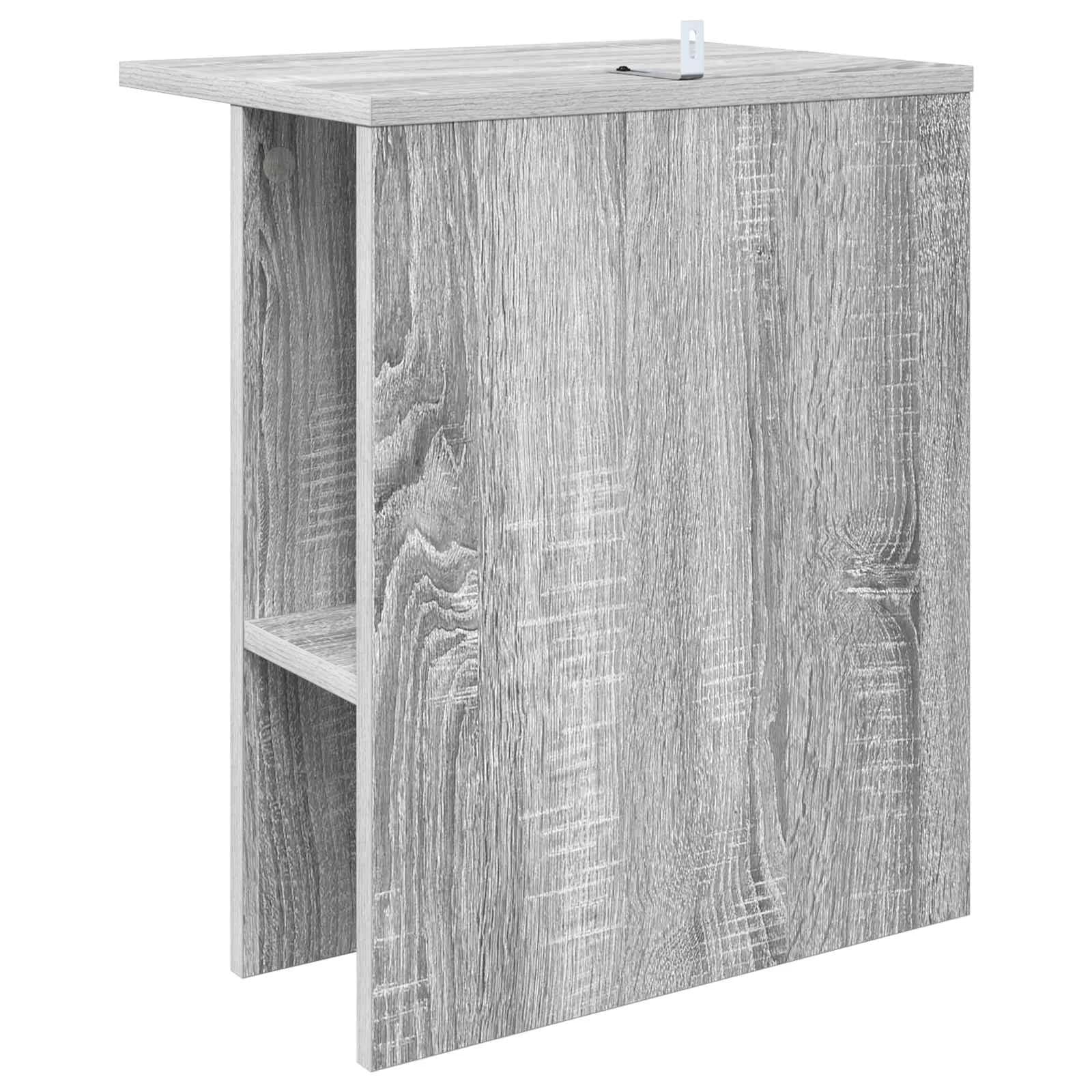 Klubska miza 2 kos Siva Sonoma 40 x 30 x 49 cm Inženirski les - slika 8
