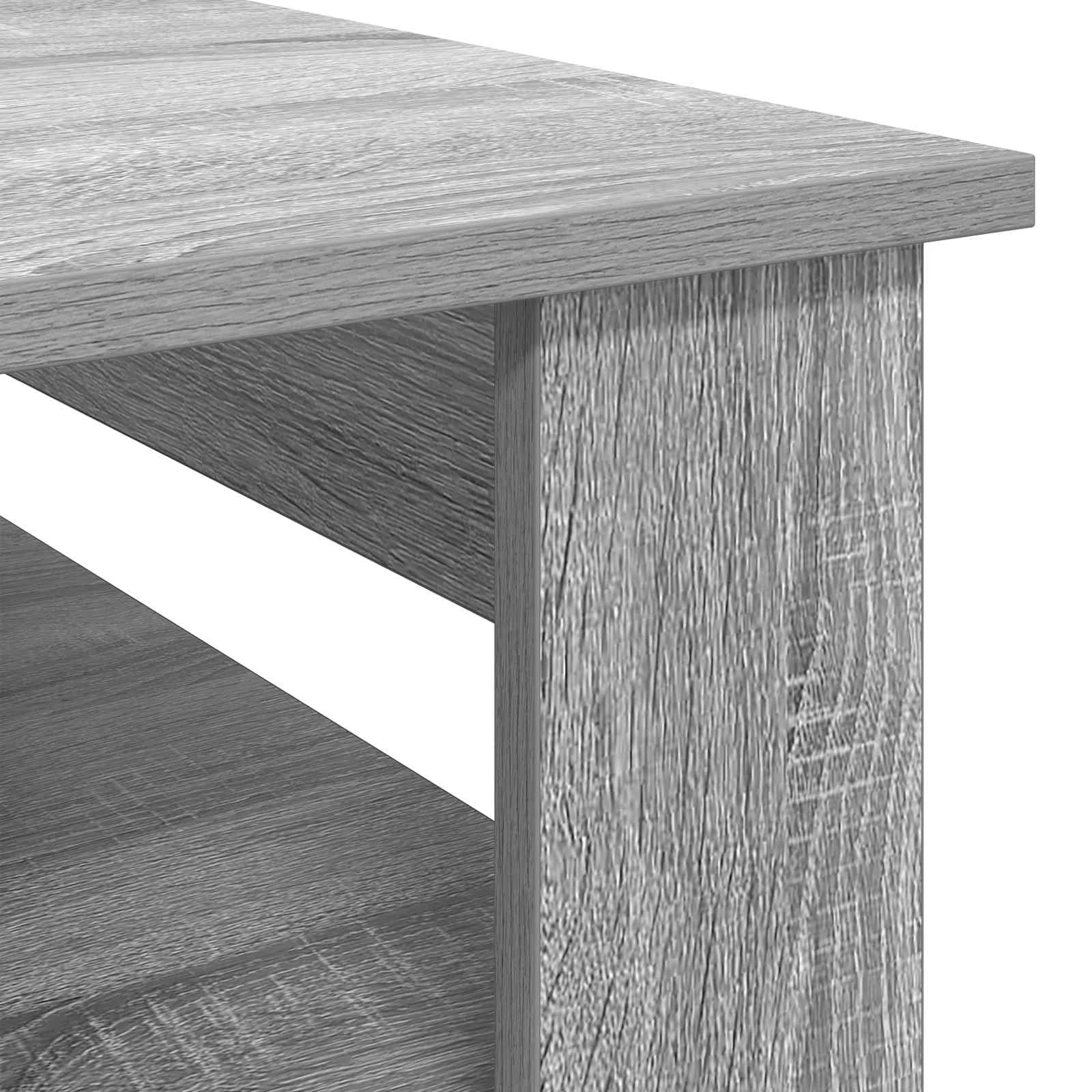 Klubska miza Siva Sonoma 96 x 54 x 44 cm Inženirski les - slika 8
