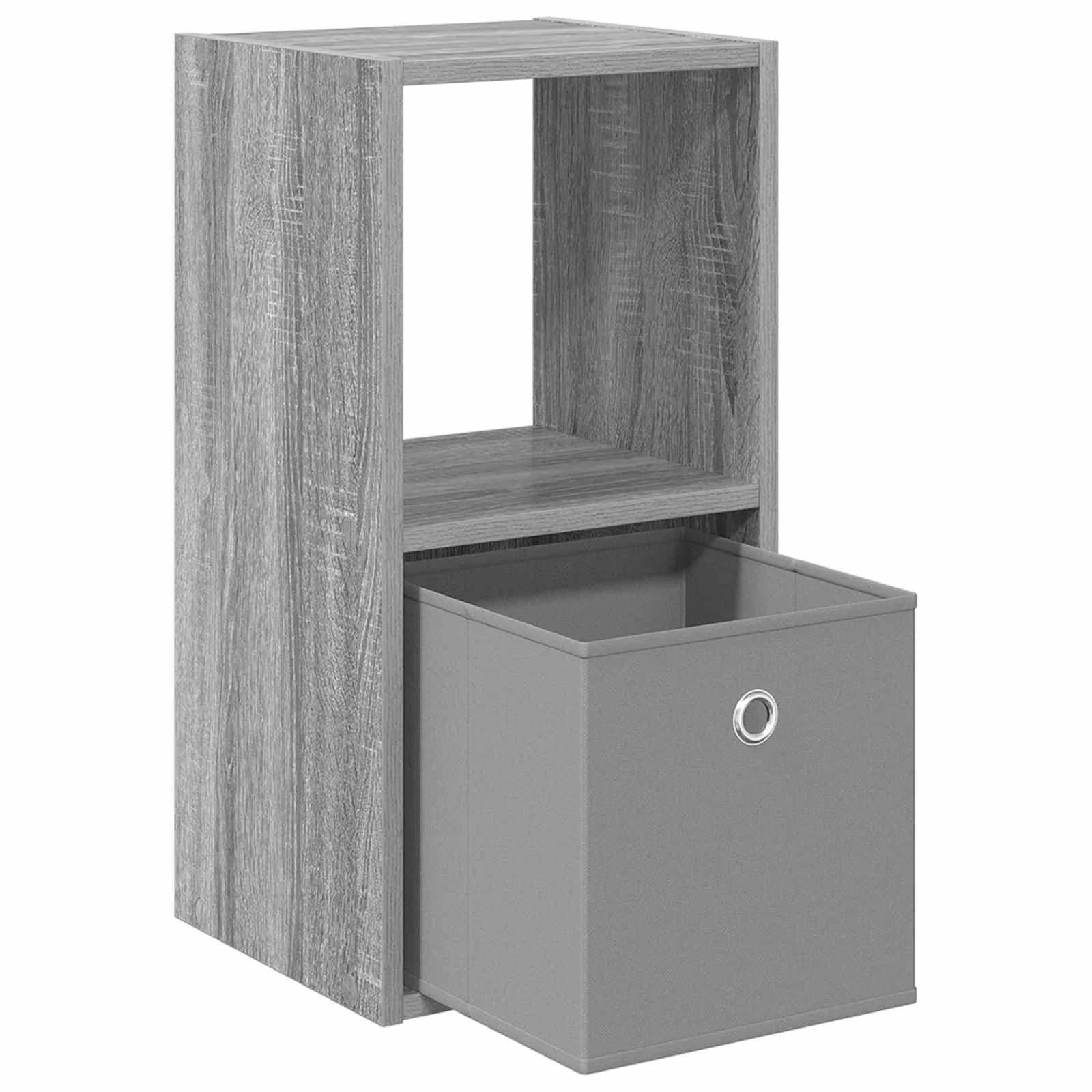 Nočna omarica 2 kos Siva Sonoma 30,5 x 27 x 59,5 cm - slika 5
