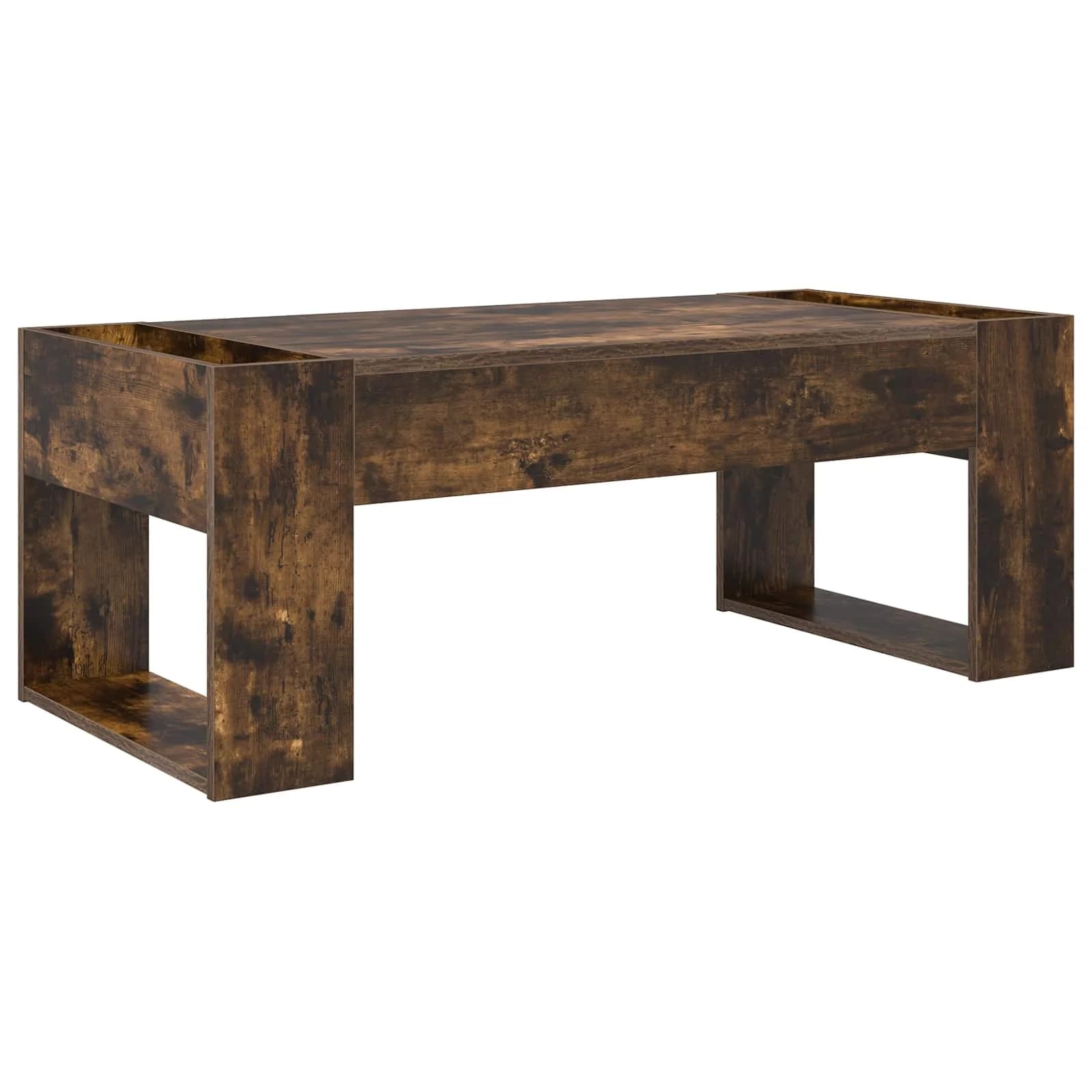 Klubska miza Dimljeni oreh 110 x 50 x 41 cm Inženirski les - slika 7